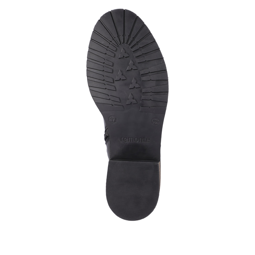 Black Zip Boots for Women | Remonte D1A73-01