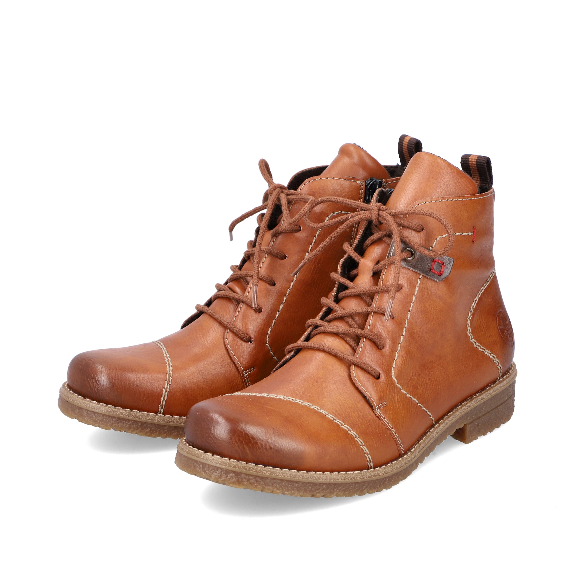 Brown Zip Boots for Women | Rieker 73501-24