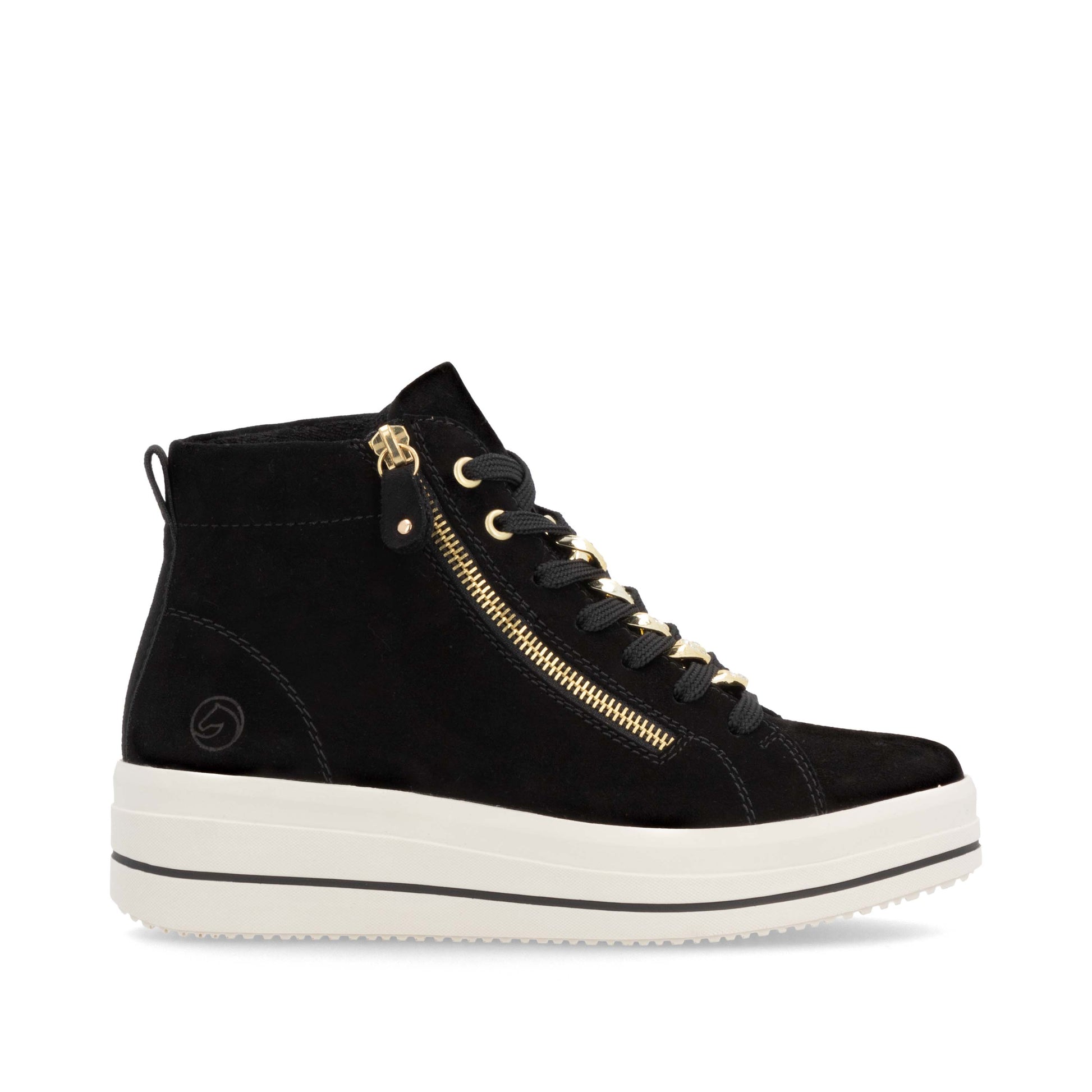 Black Zip Boots for Women | Remonte D1C70-02