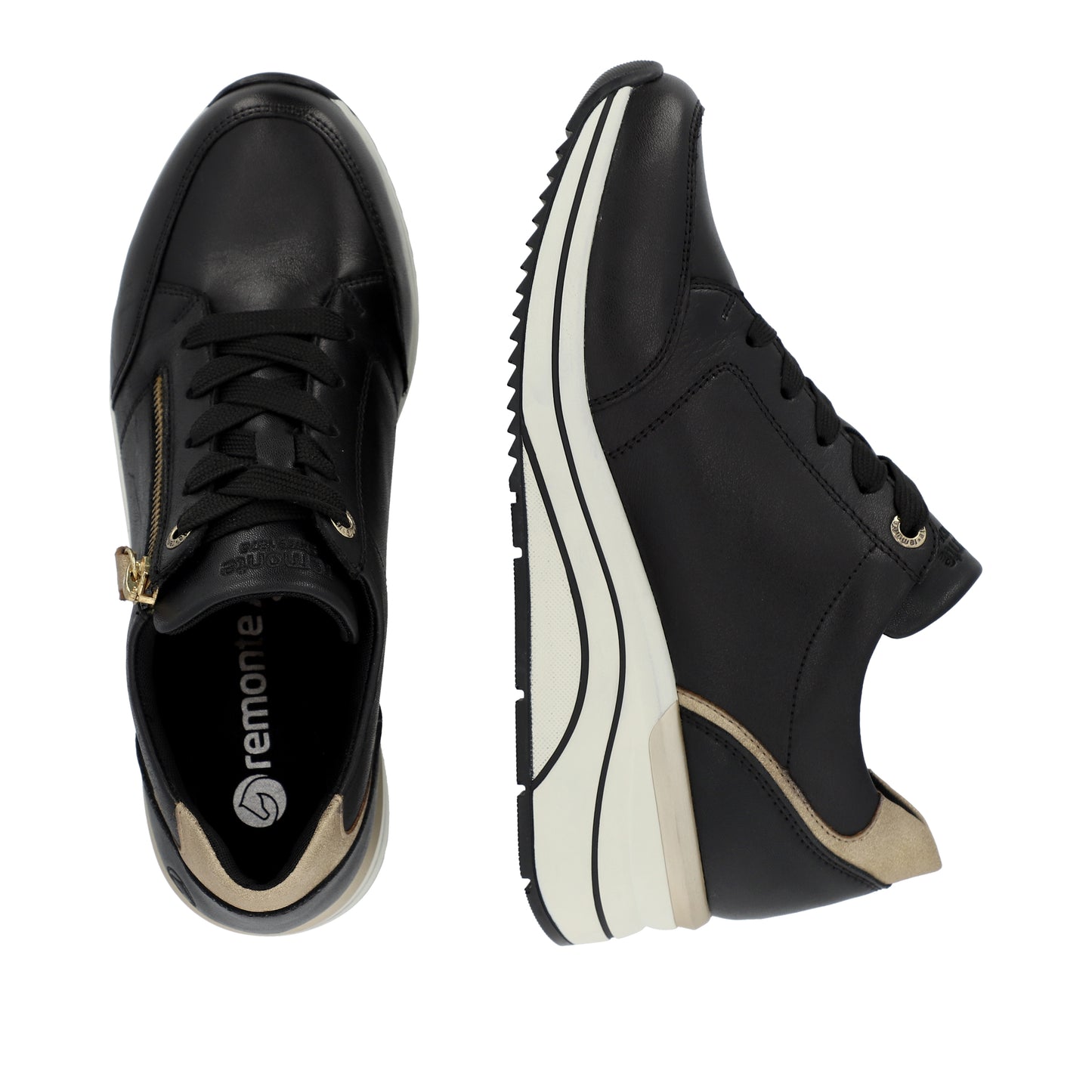 remonte Women's Trainer - Black | D0T03-01