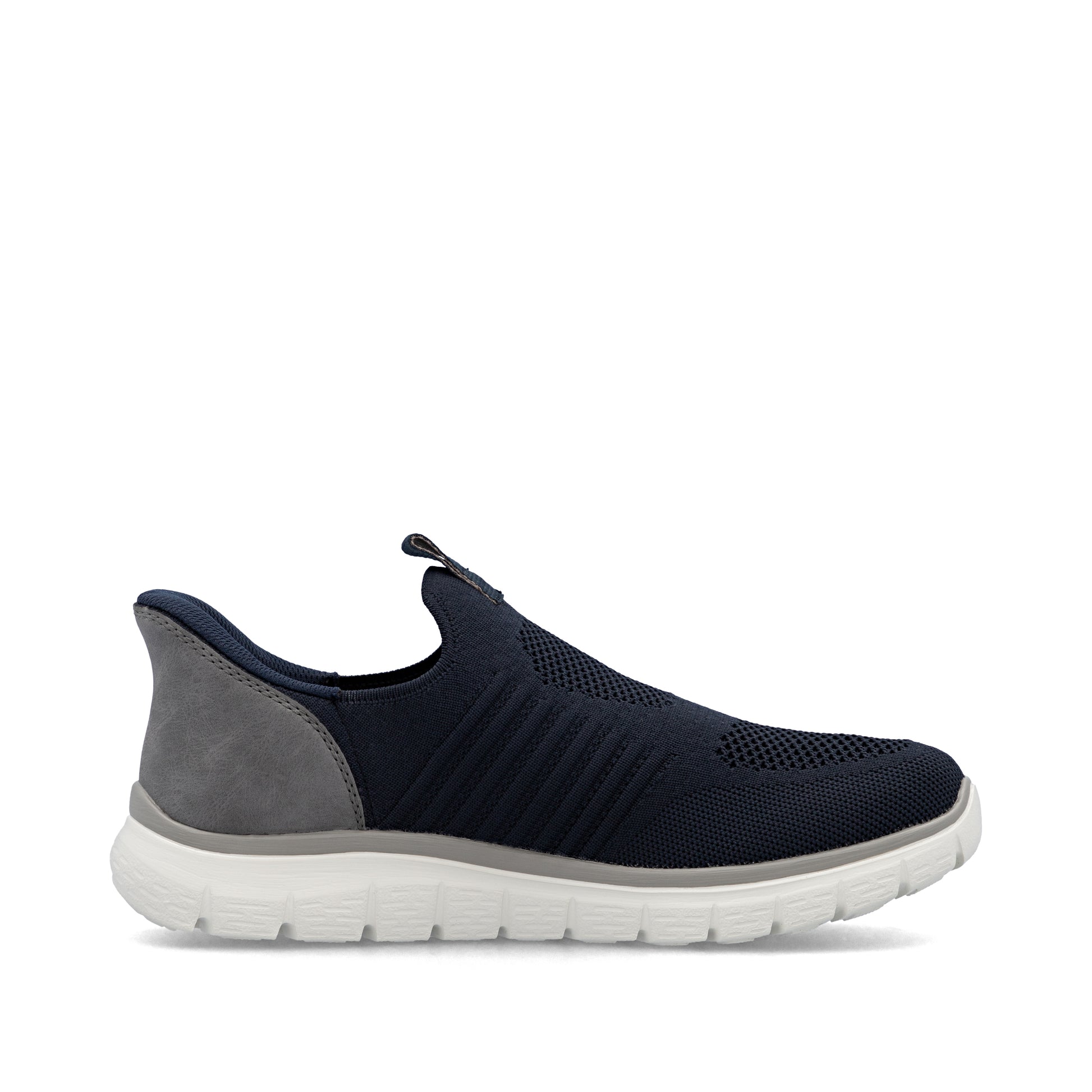 Blue Elasticated Shoes for Men | Rieker B6659-15