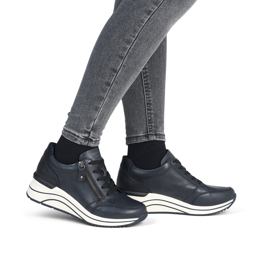 Blue Zip Shoes for Women | Remonte D0T03-15