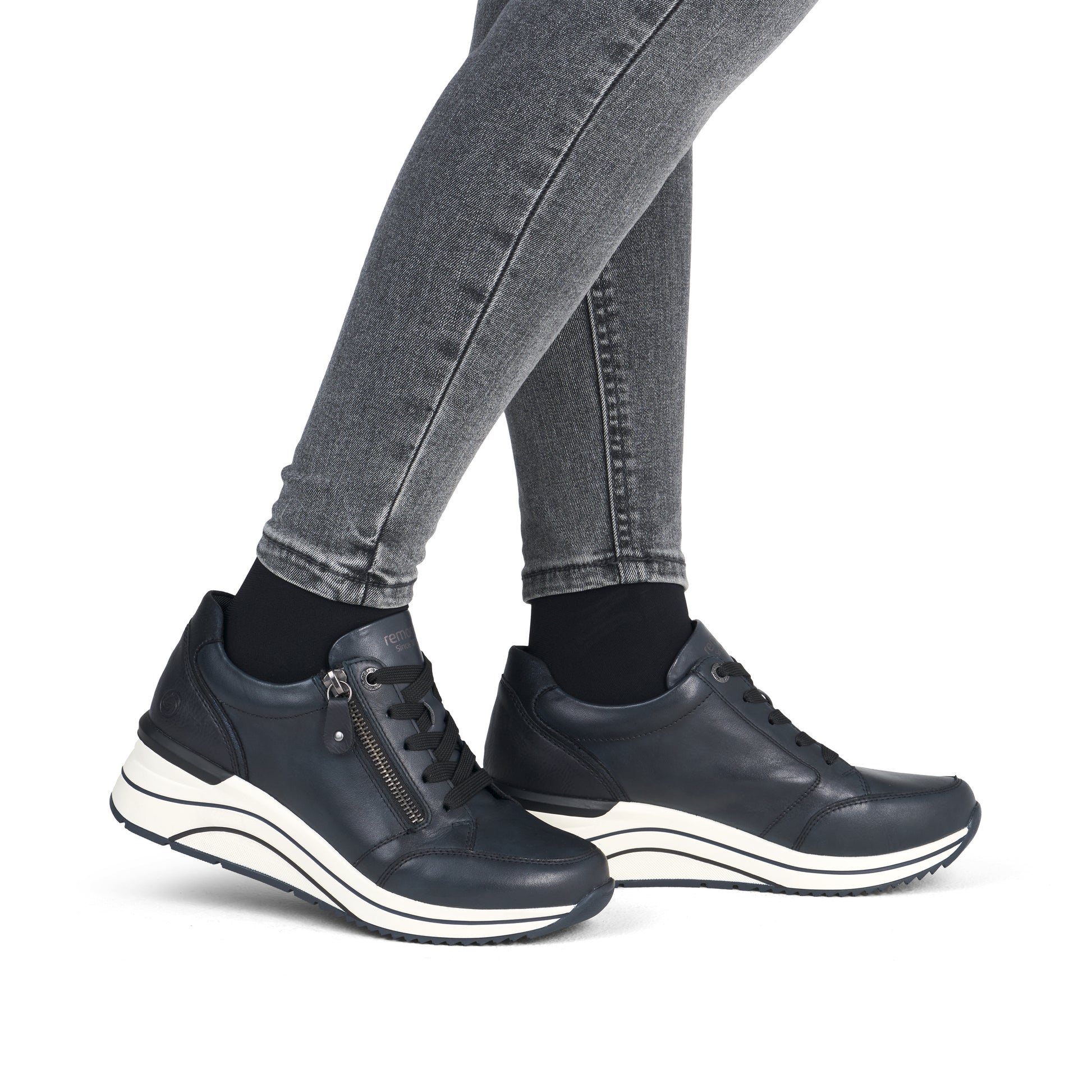 Blue Zip Shoes for Women | Remonte D0T03-15