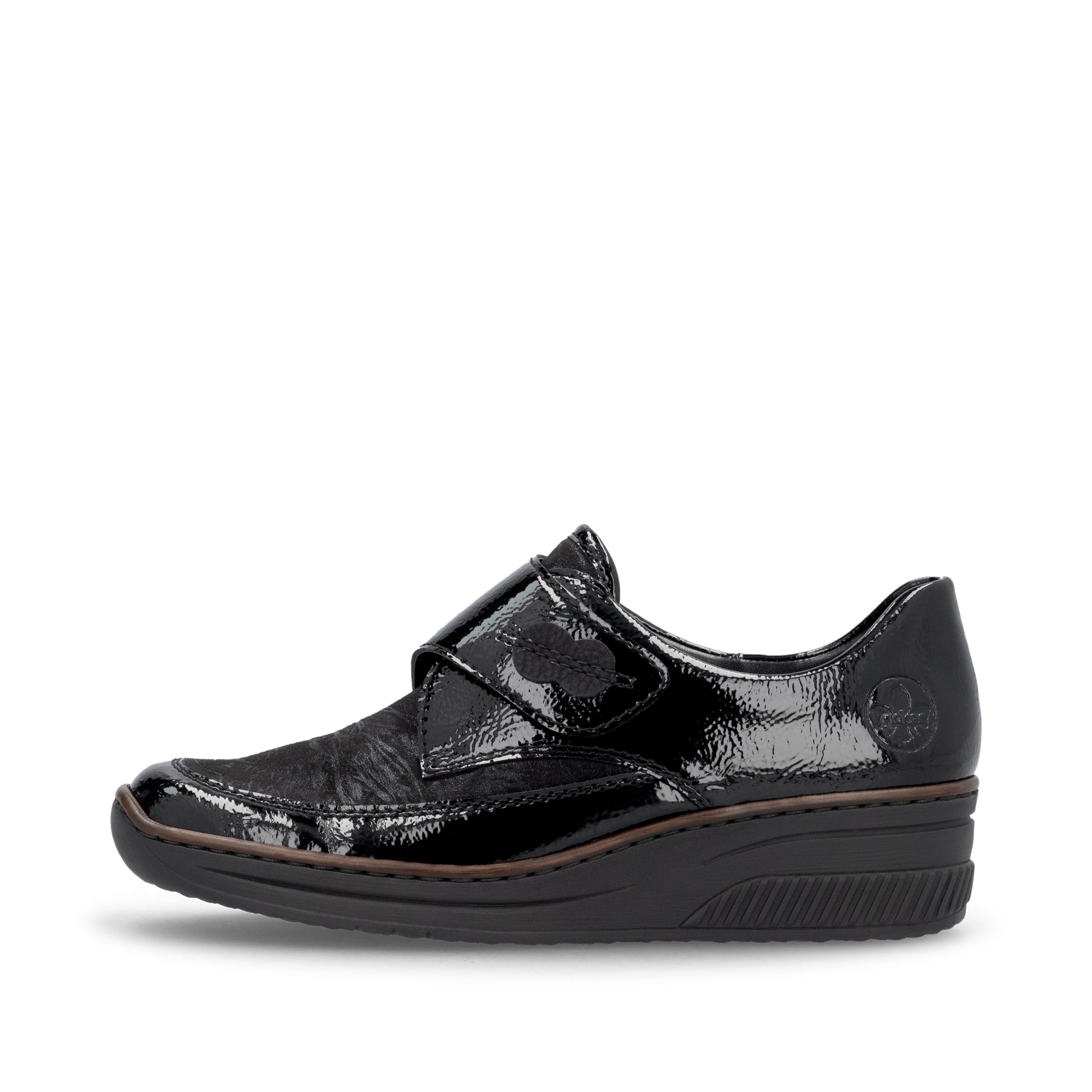 Black Hook & Loop Shoes for Women | Rieker 487C0-00