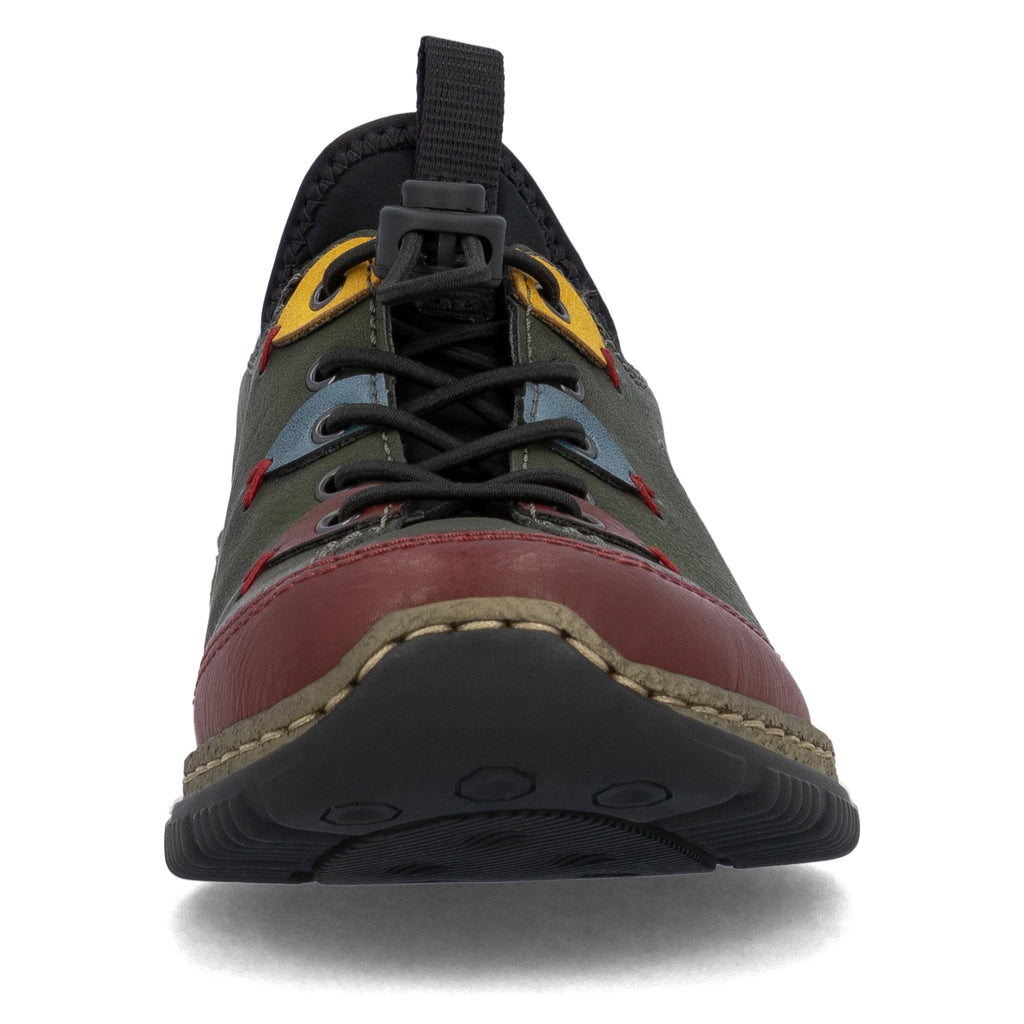 Green Elasticated Shoes for Women | Rieker N3271-54
