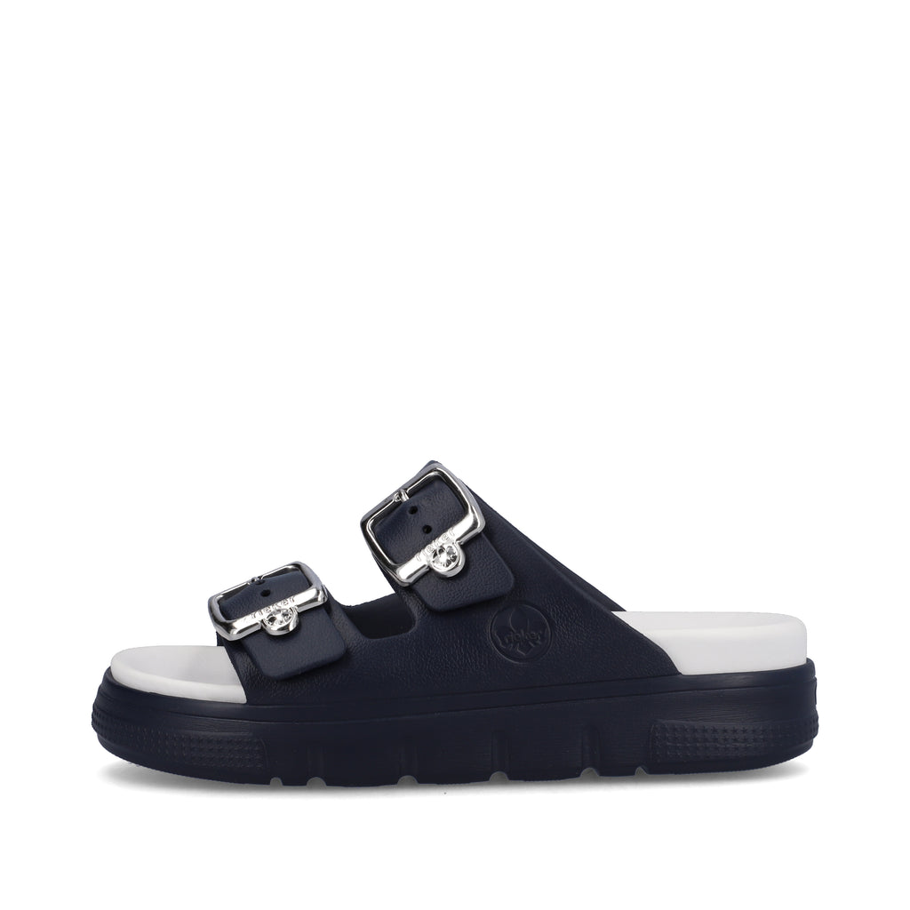 Blue Buckle Sandals for Women | Rieker P2180-14