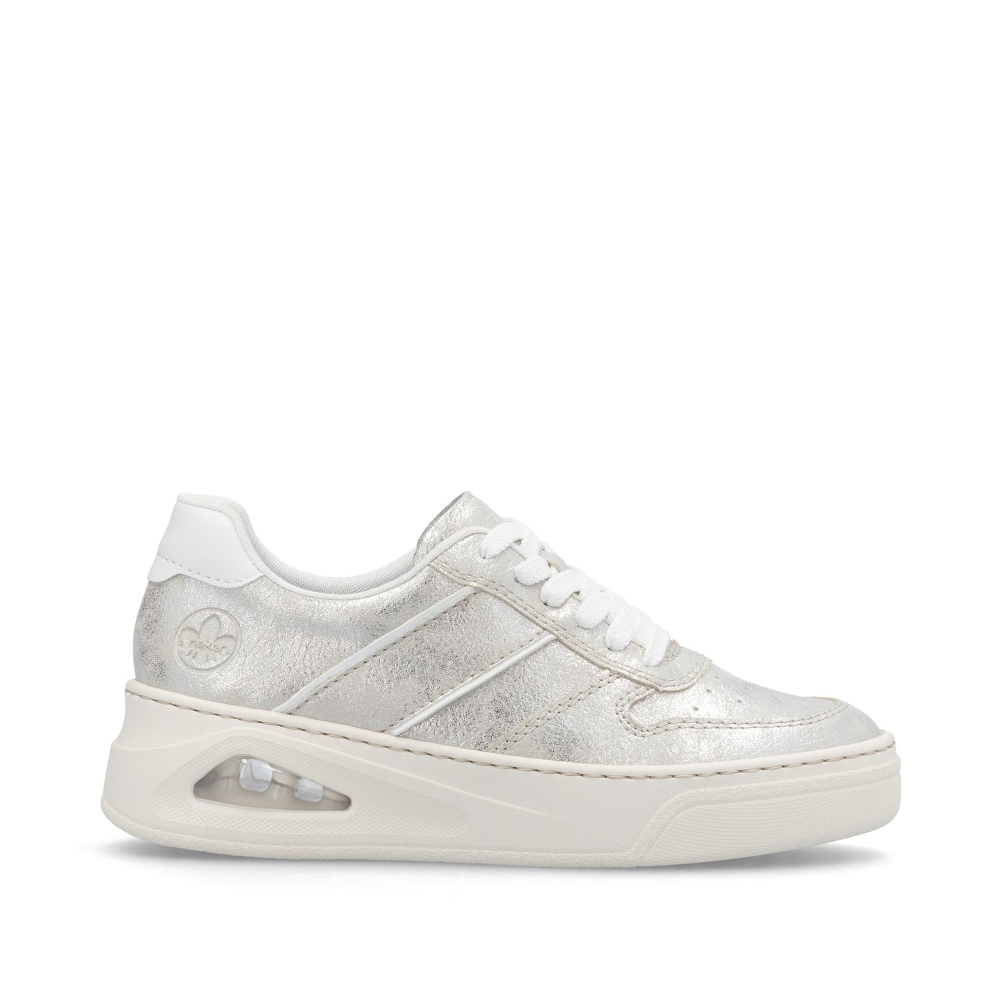 Rieker Women's Trainer - Silver/Platinum | N6402-40