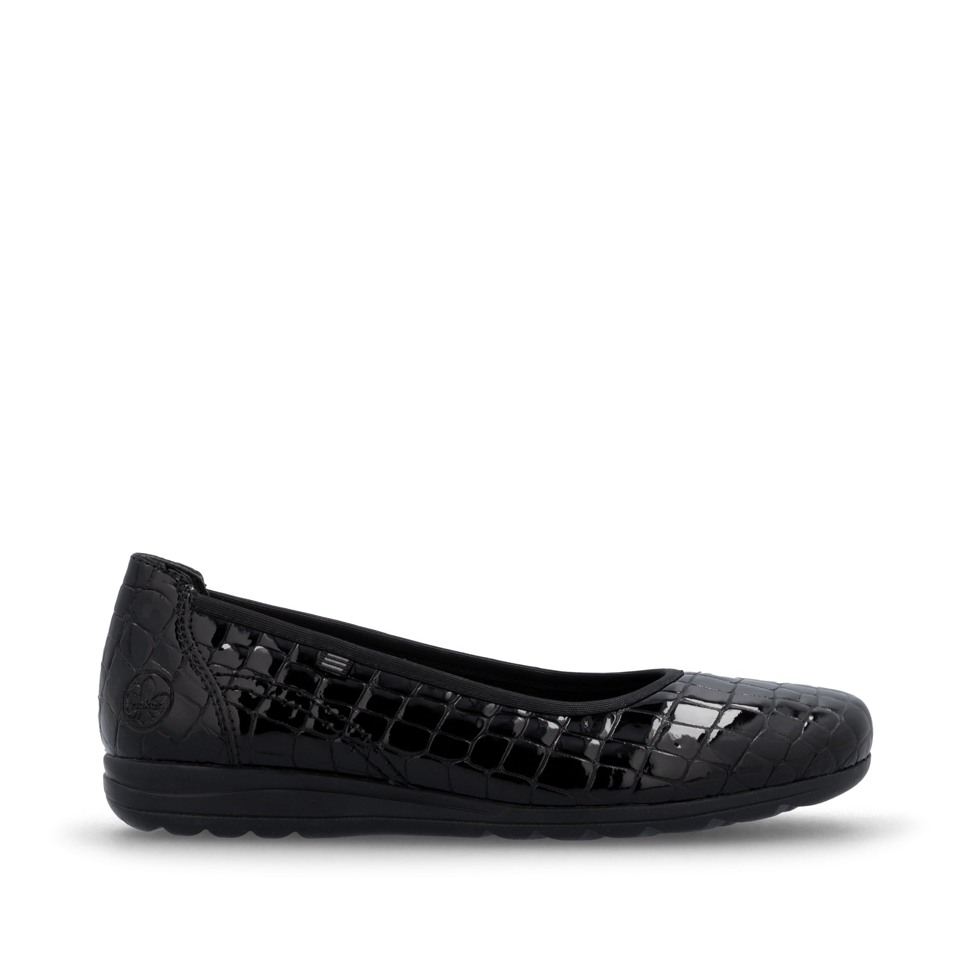 Black Slip-On Shoes for Women | Rieker L9350-01