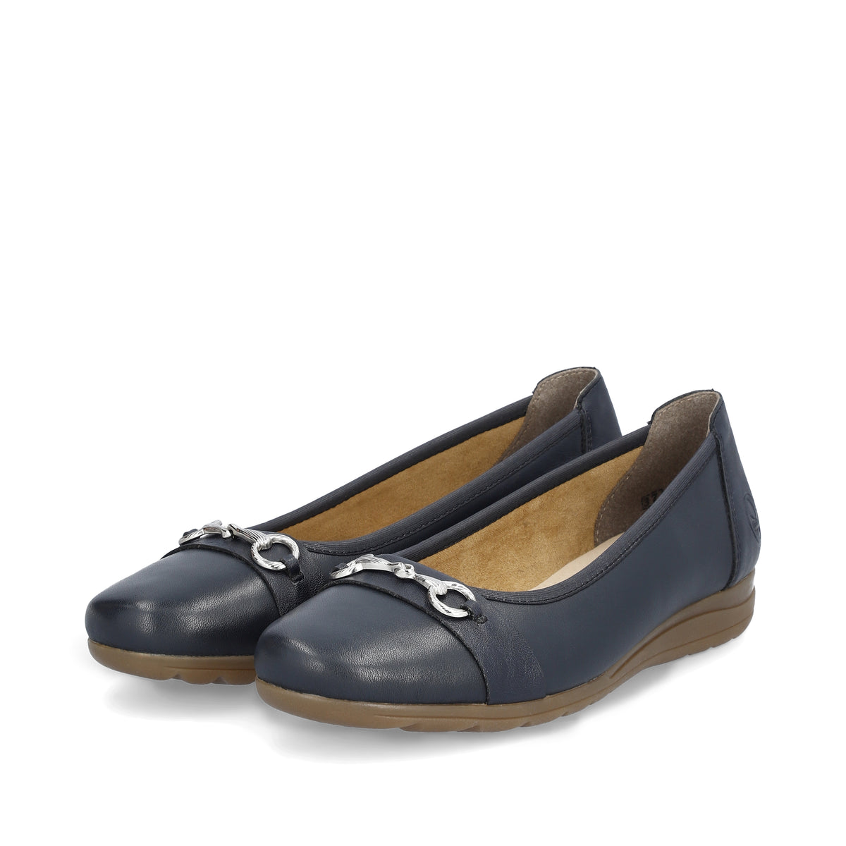 Rieker Women's Blue Ballerina Shoe | L9360-14