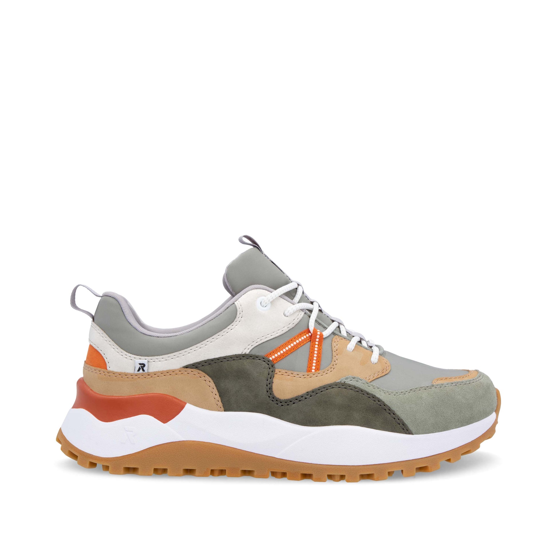 Green Elasticated Shoes for Men | Rieker U1301-52