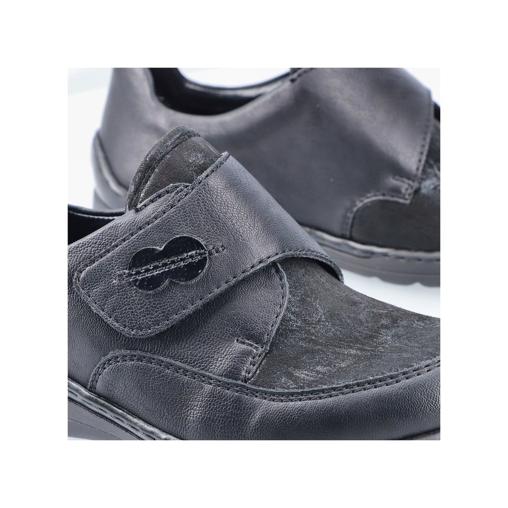 Black Hook & Loop Shoes for Women | Rieker 48954-00