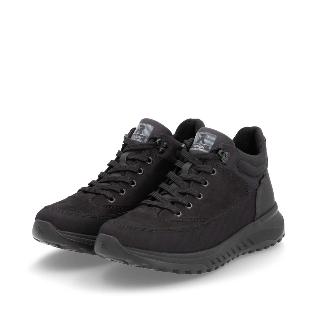 Black Elasticated Boots for Men | Rieker U0173-00