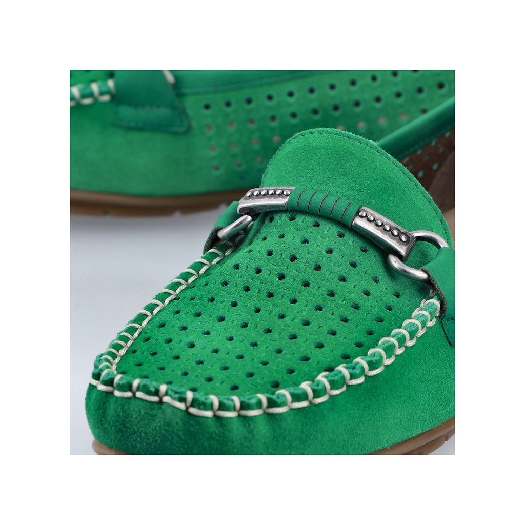 Green Slip-On Shoes for Women | Rieker 40253-54
