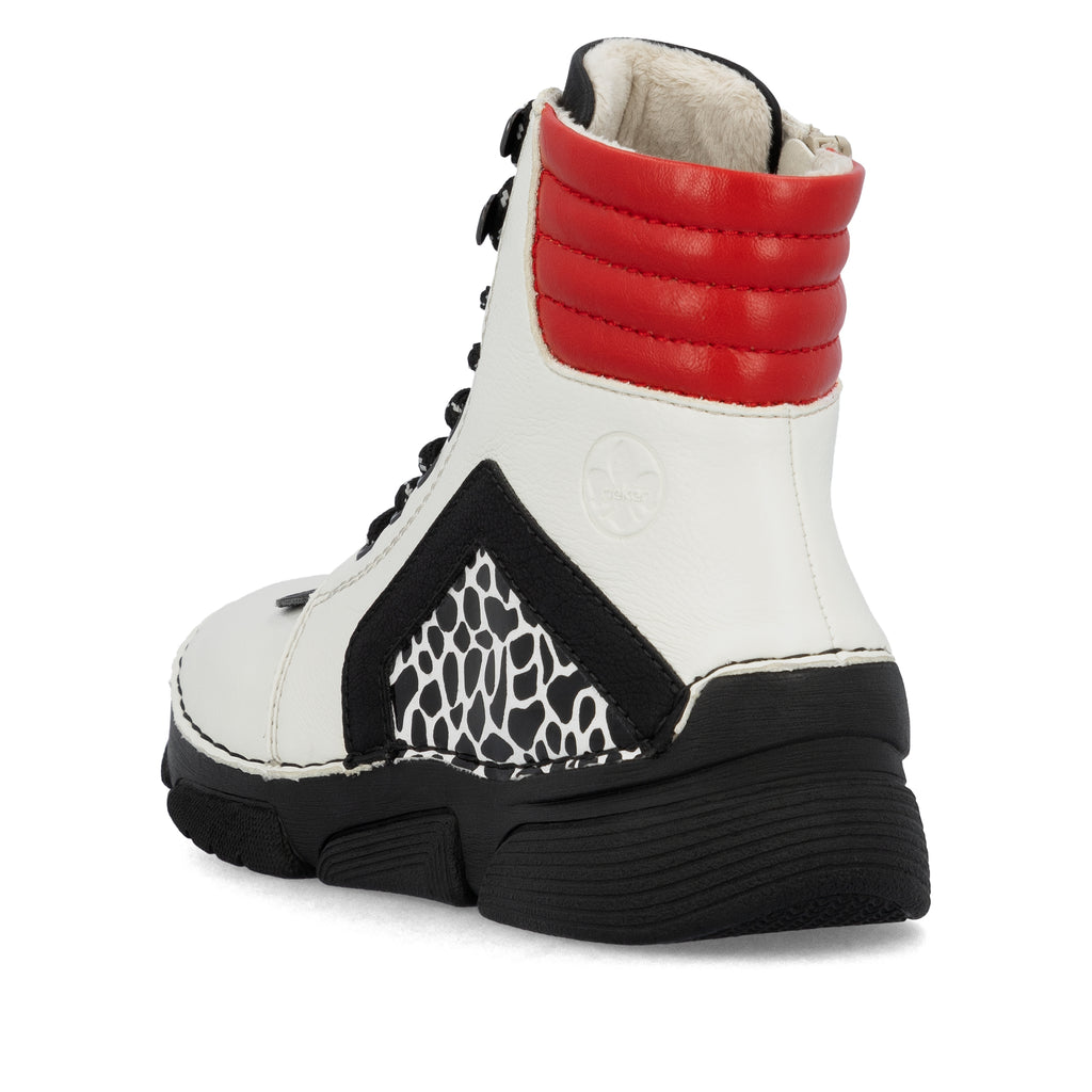 Beige Zip Boots for Women | Rieker 45904-60