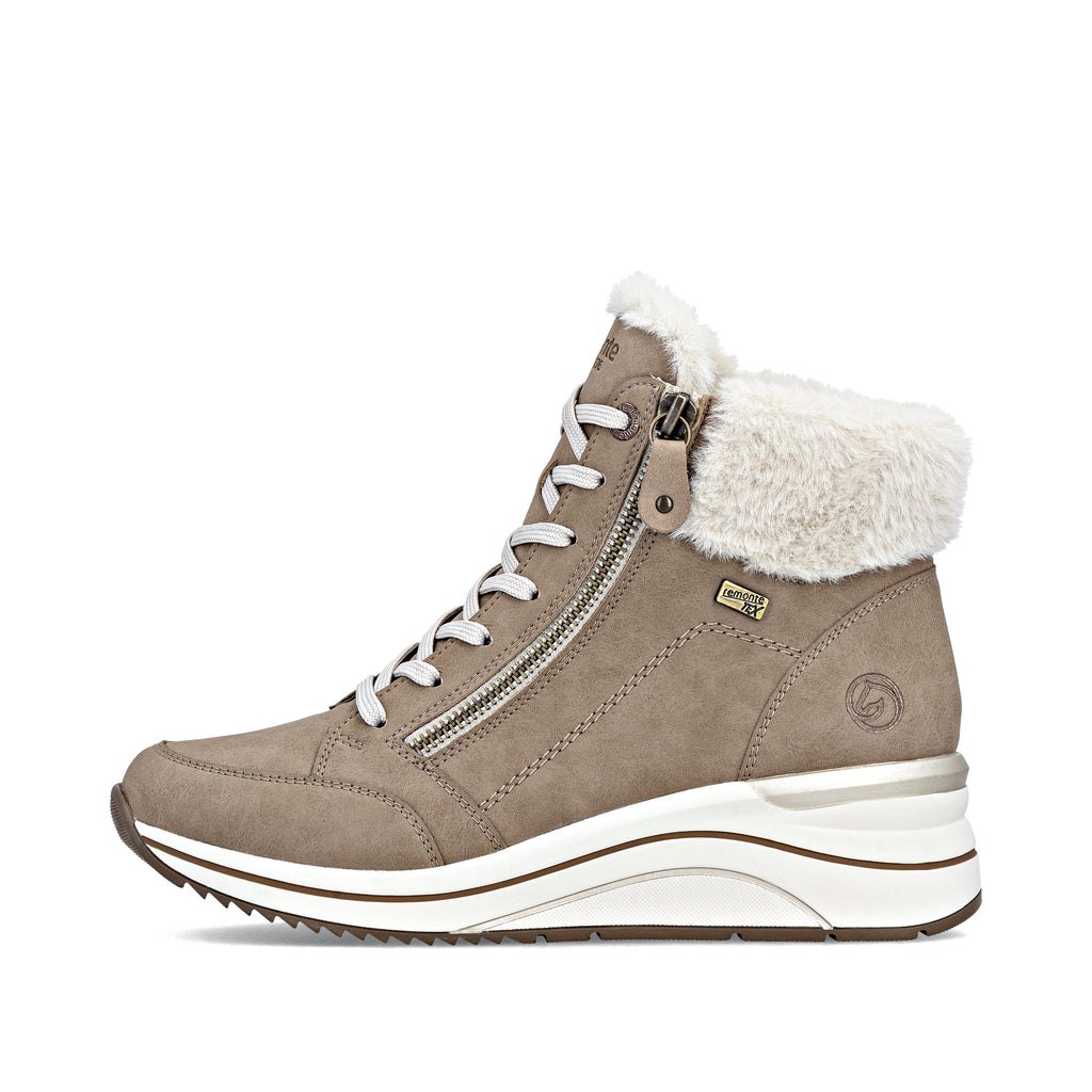 Brown Zip Boots for Women | Remonte D0T77-20