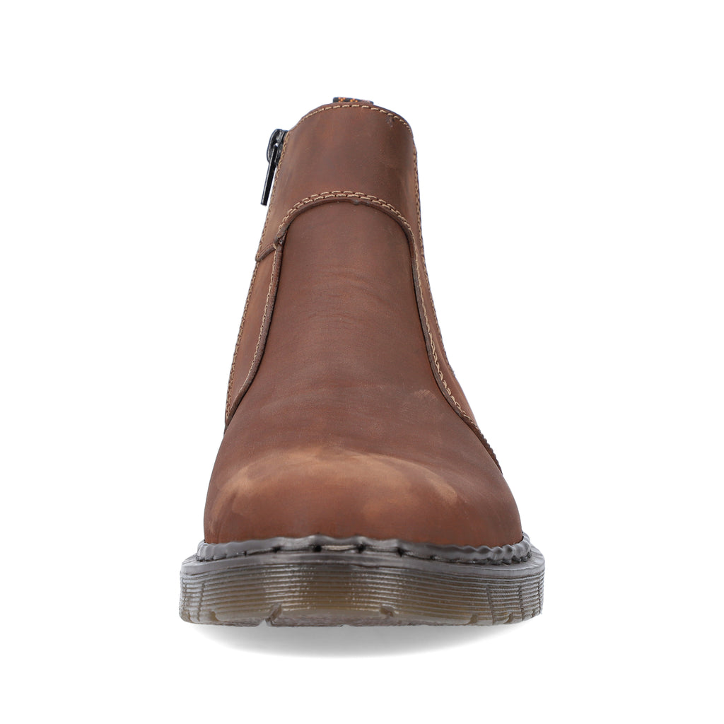 Brown Zip Boots for Men | Rieker 31650-23