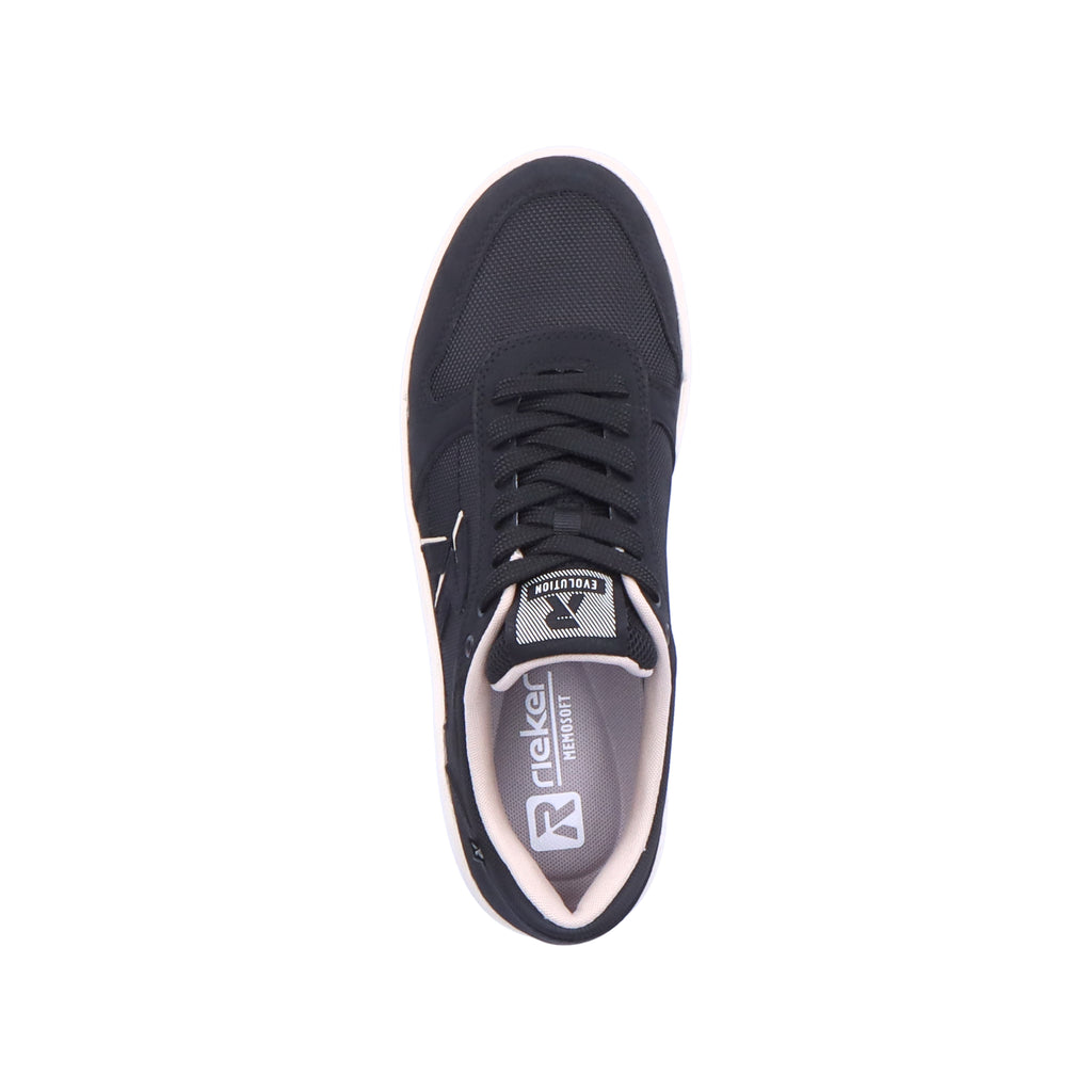 Black Lace-Up Shoes for Women | Rieker Sport 41905-00
