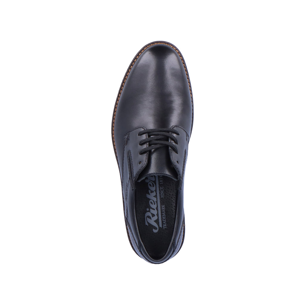 Black Elasticated Shoes for Men | Rieker 14621-00