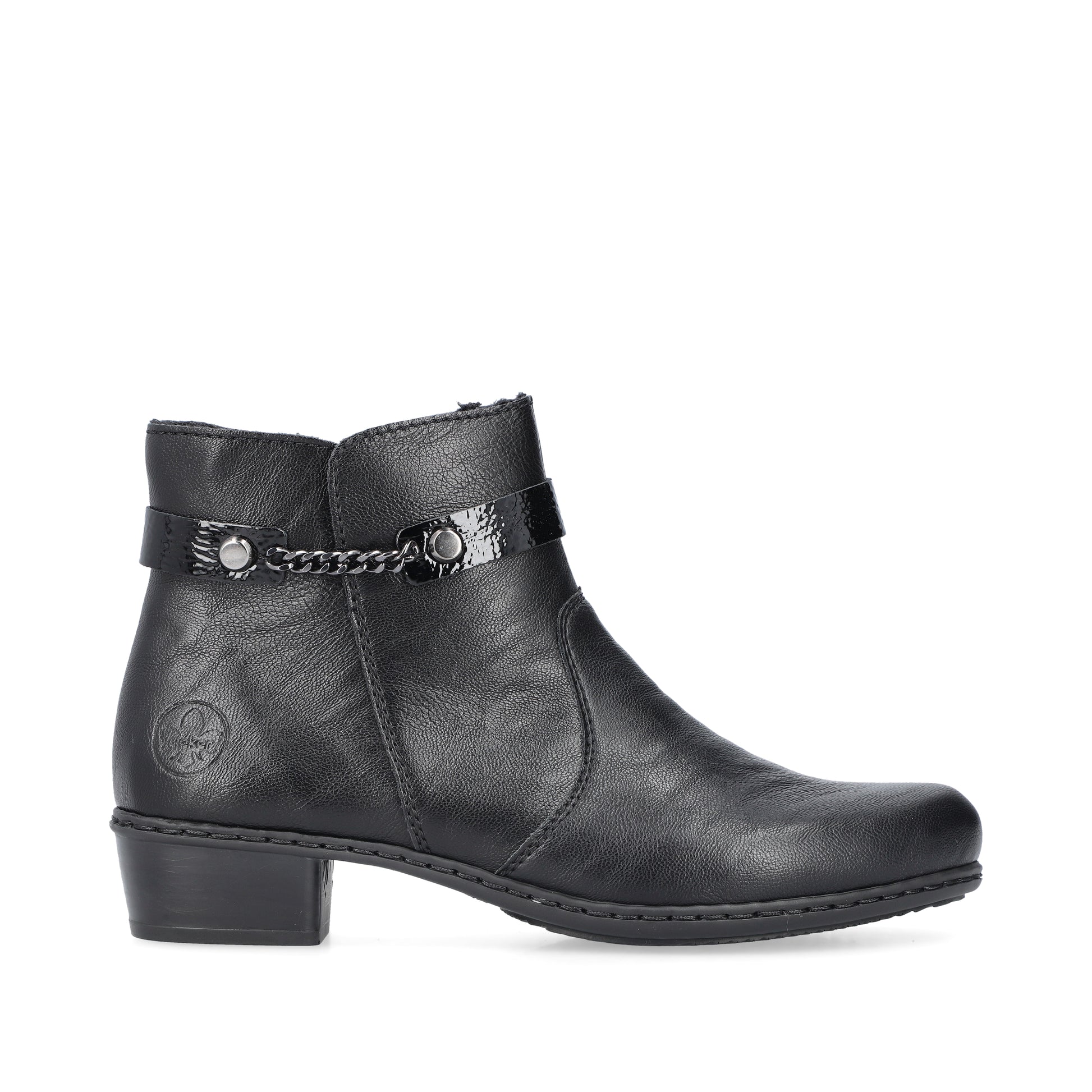 Black Zip Boots for Women | Rieker Y0783-00