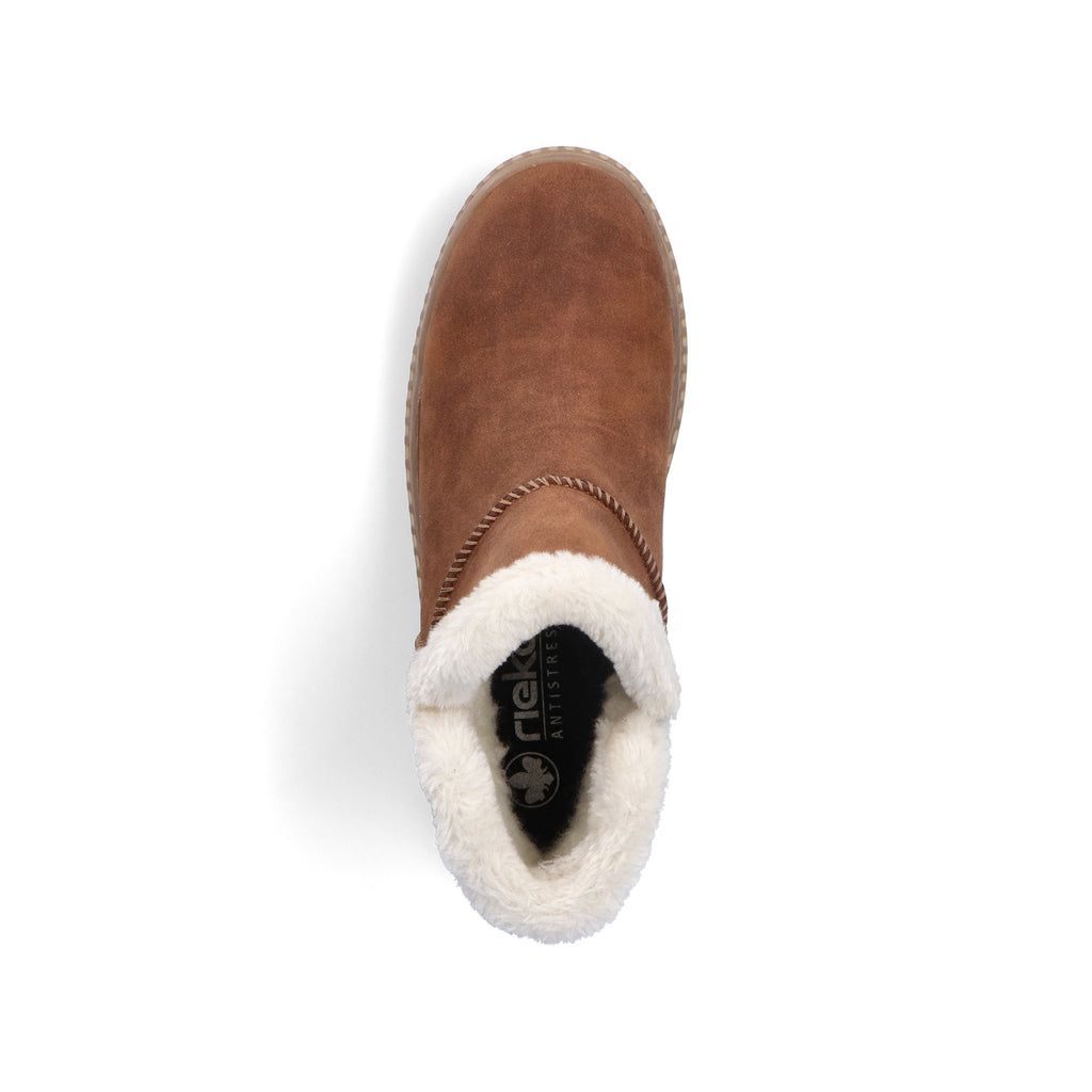 Brown Zip Boots for Women | Rieker 74260-25