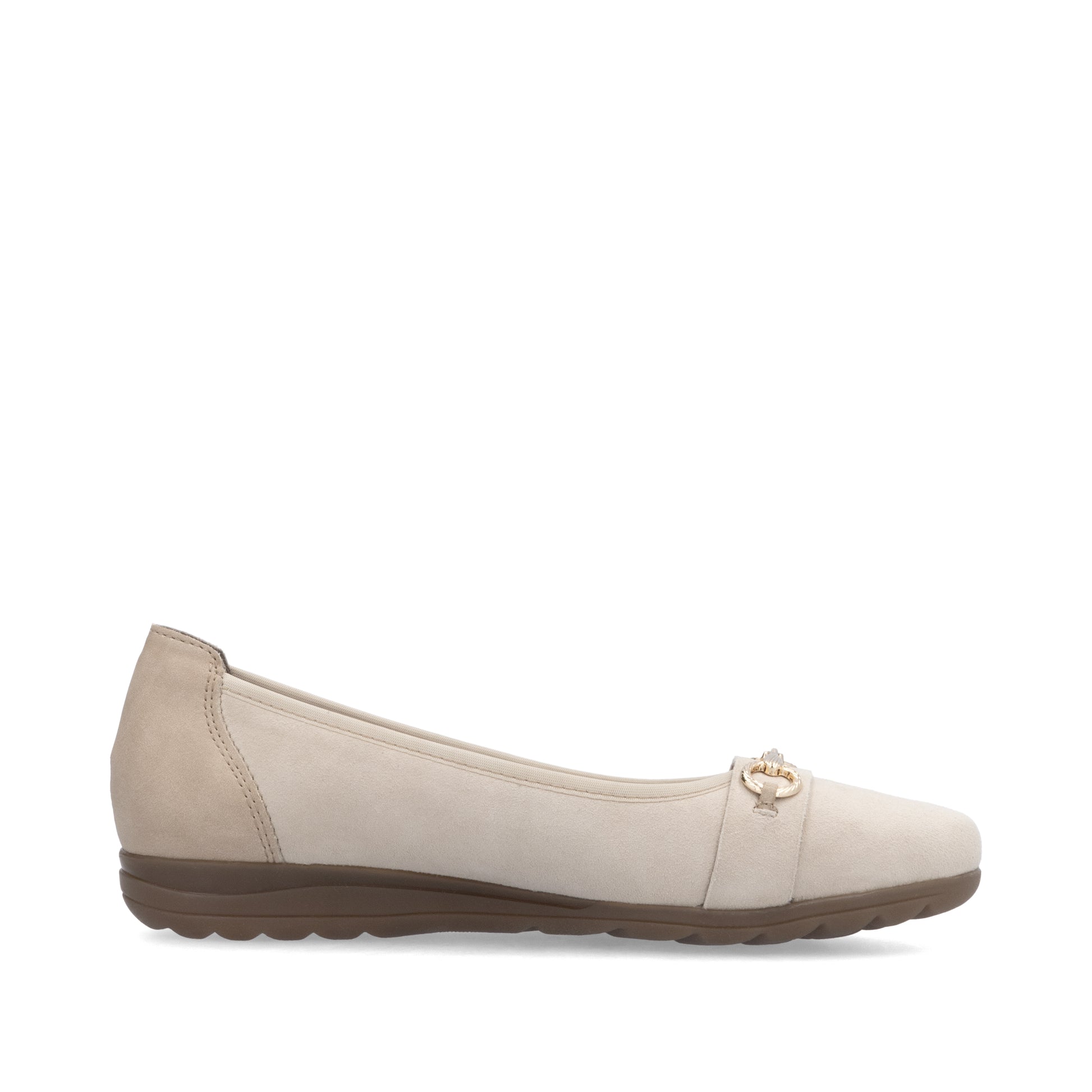 Beige Slip-On Shoes for Women | Rieker L9360-60