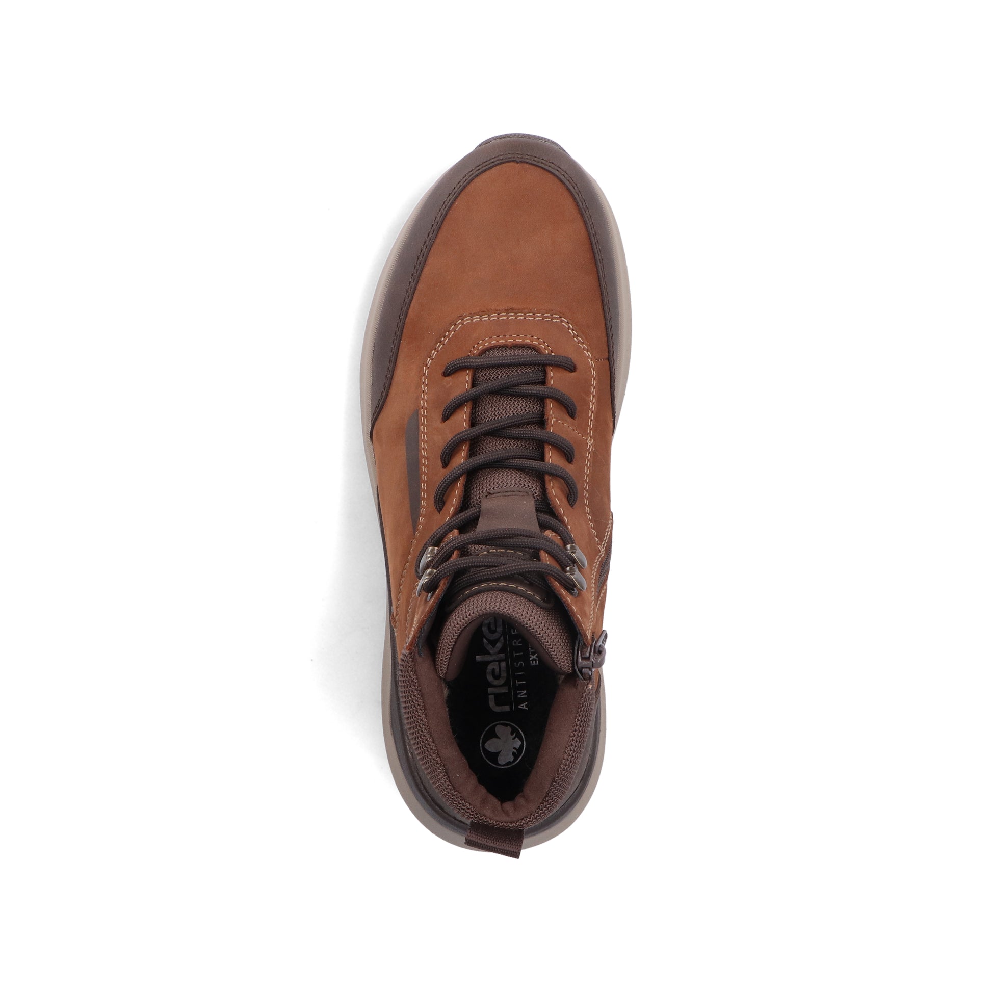 Brown Zip Boots for Men | Rieker 06030-24