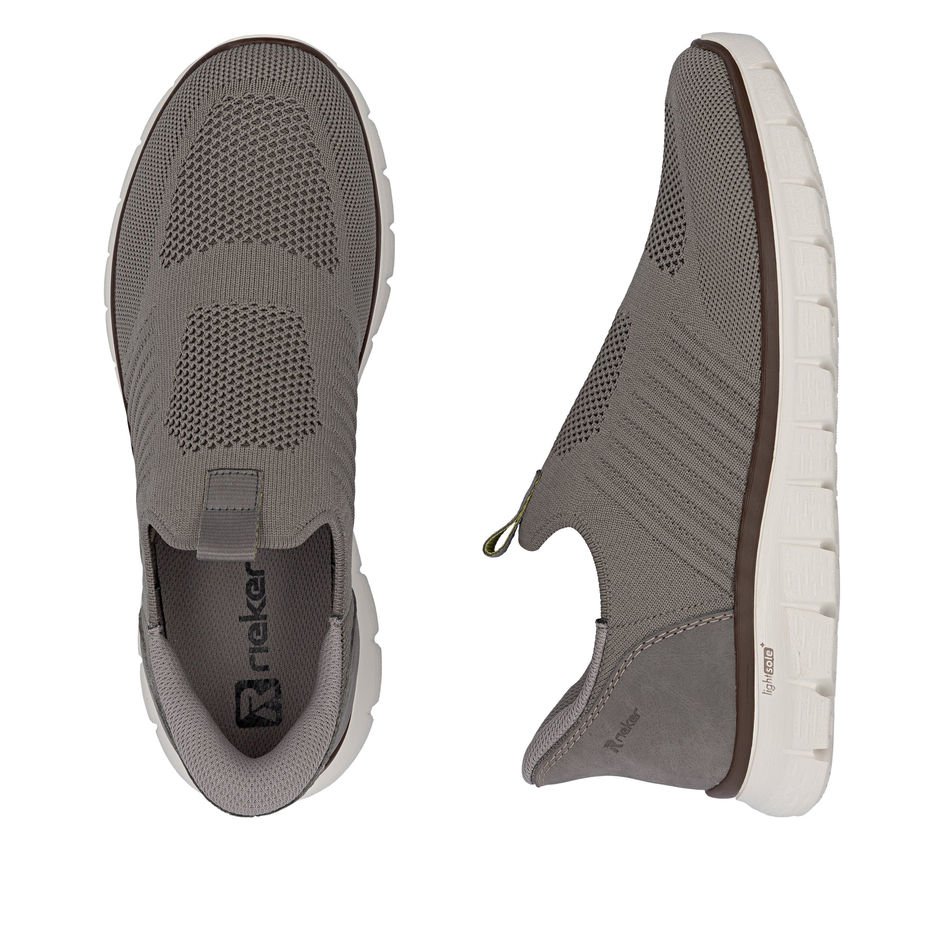 Beige Elasticated Shoes for Men | Rieker B6659-64