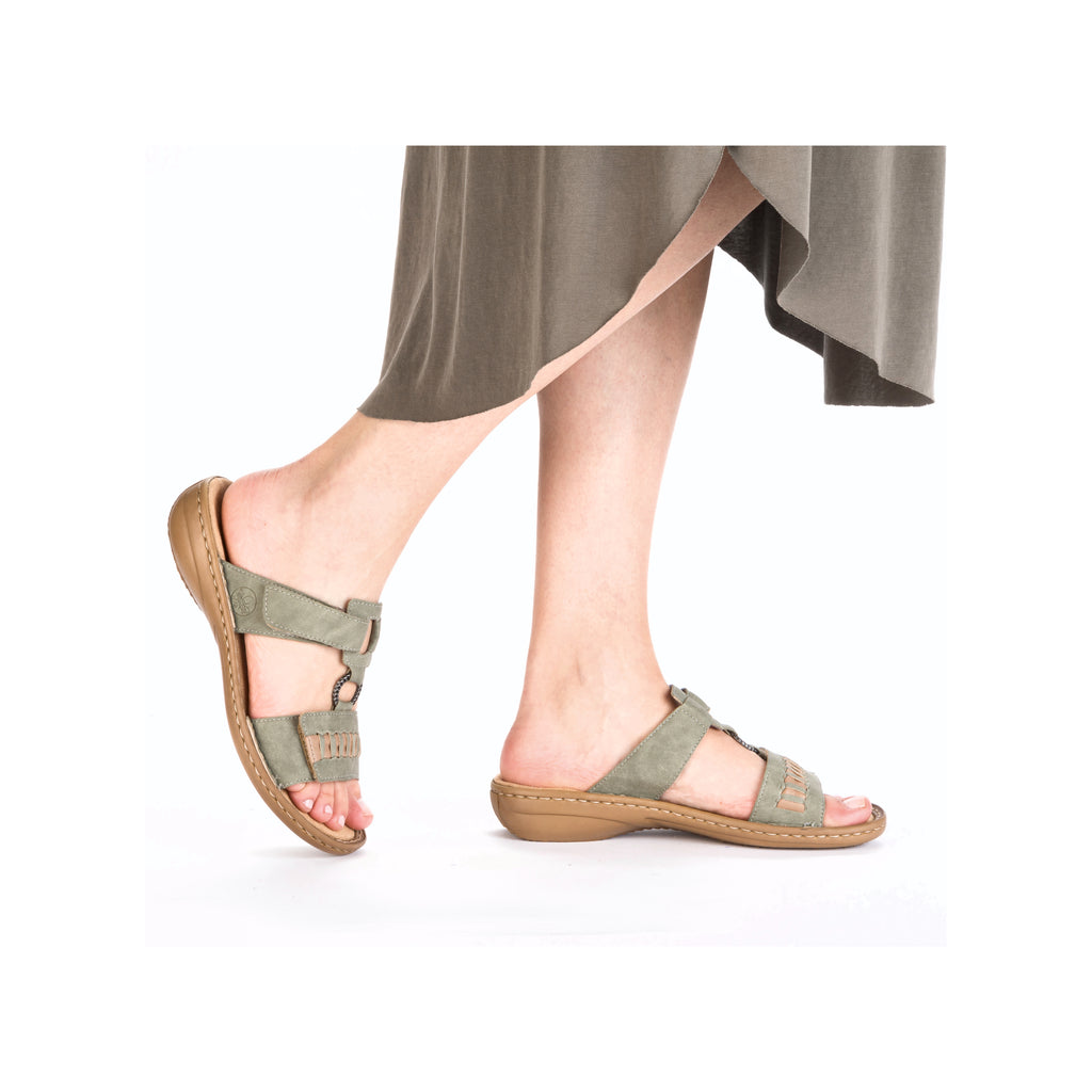 Green Hook & Loop Sandals for Women | Rieker 60881-52