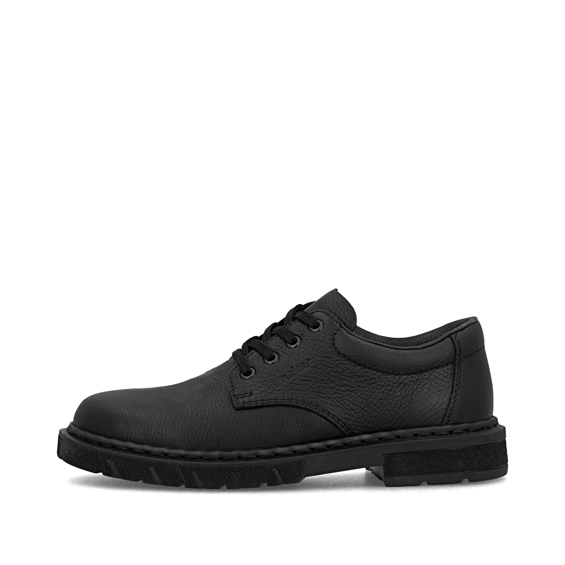 Black Elasticated Shoes for Men | Rieker 31610-00
