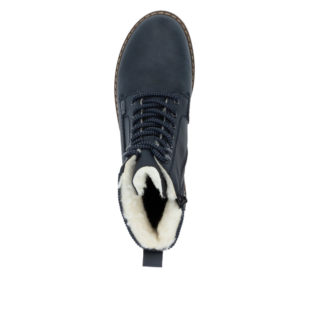 Blue Zip Boots for Women | Rieker Y9102-14