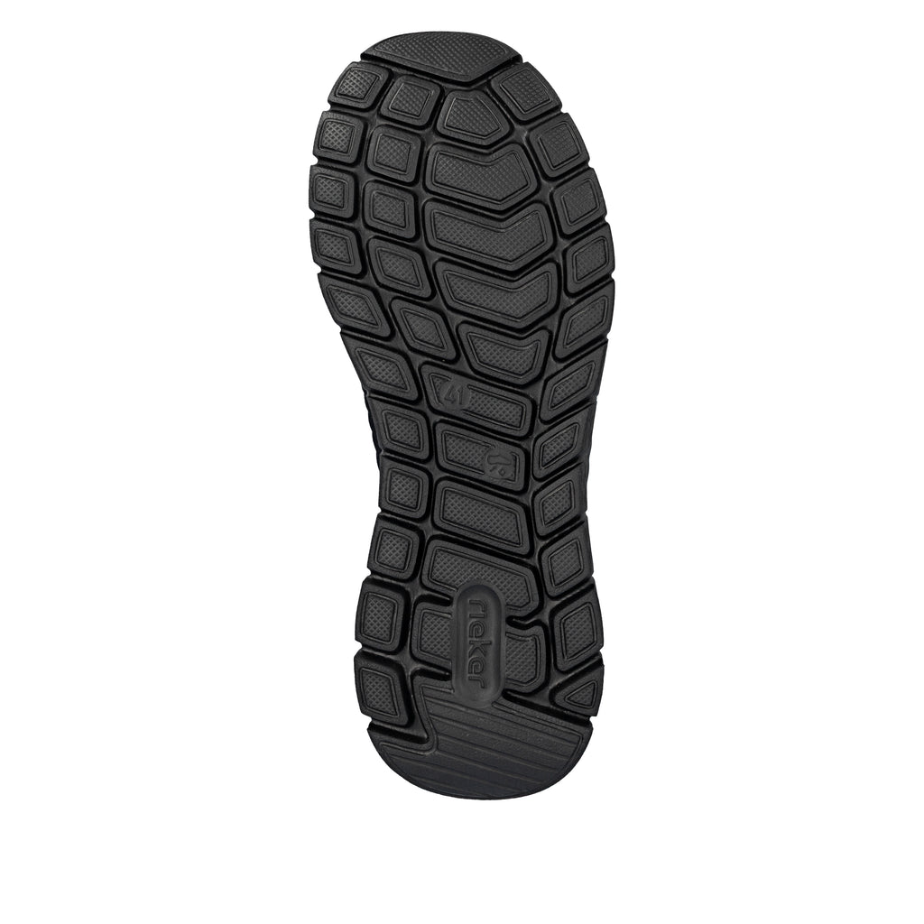 Black Elasticated Shoes for Men | Rieker B6659-01