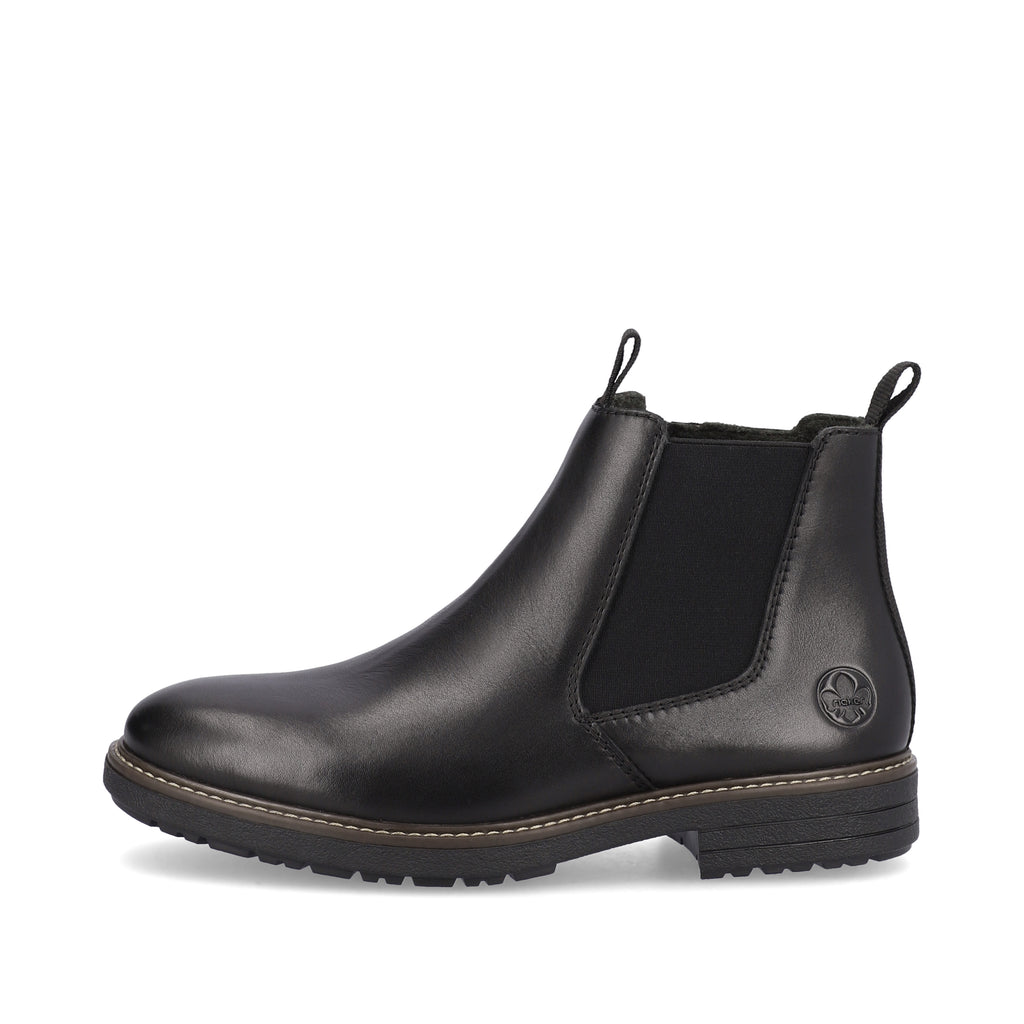 Black Zip Boots for Men | Rieker 33180-00