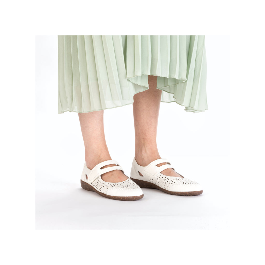 White Hook & Loop Shoes for Women | Rieker 47675-80