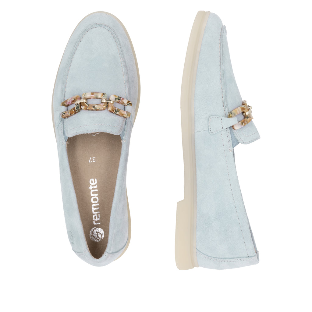 Blue Elasticated Shoes for Women | Remonte D2F00-12