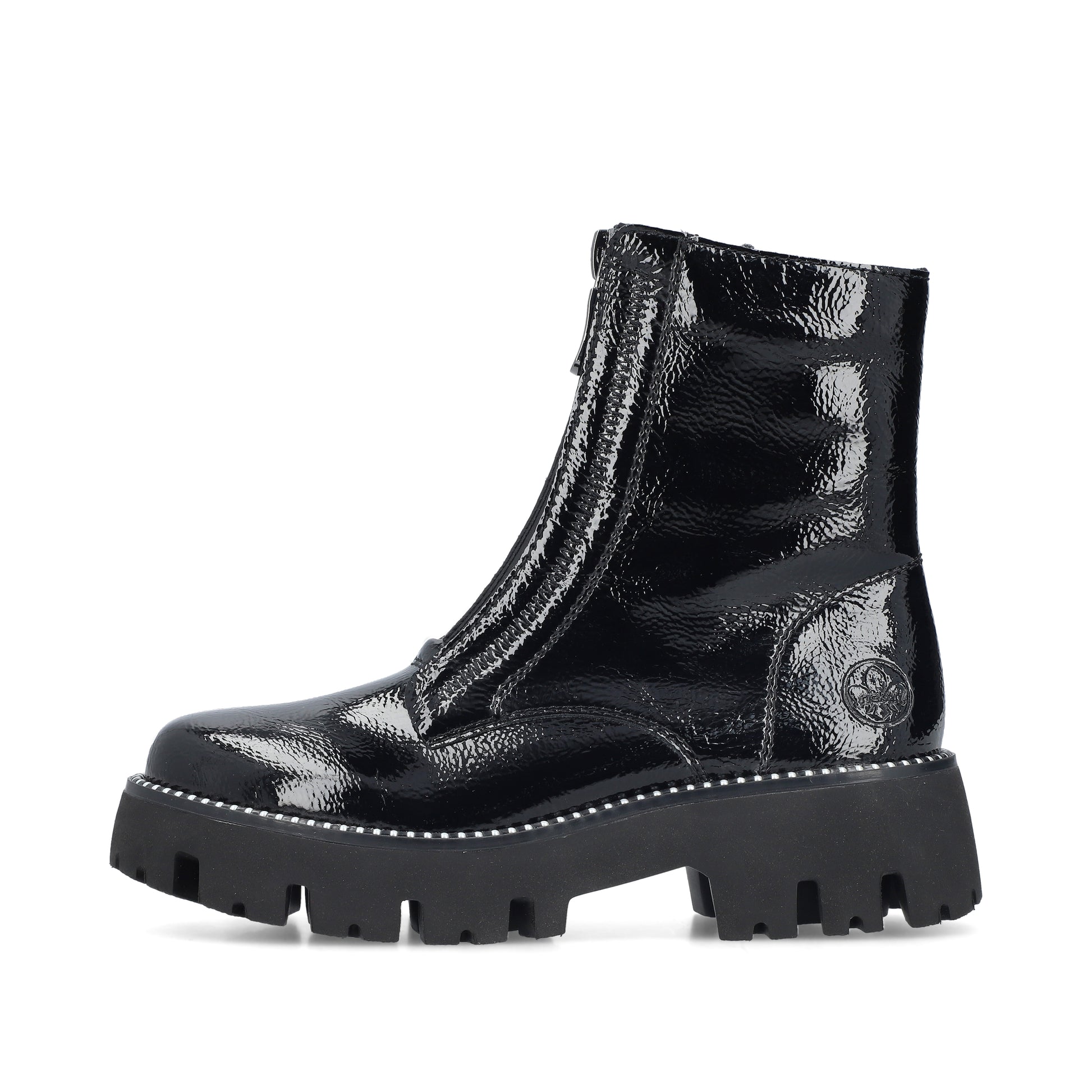 Black Zip Boots for Women | Rieker Y3351-00