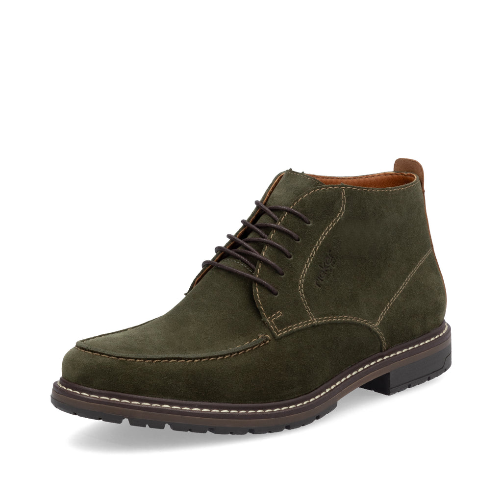 Green Elasticated Boots for Men | Rieker 13700-54