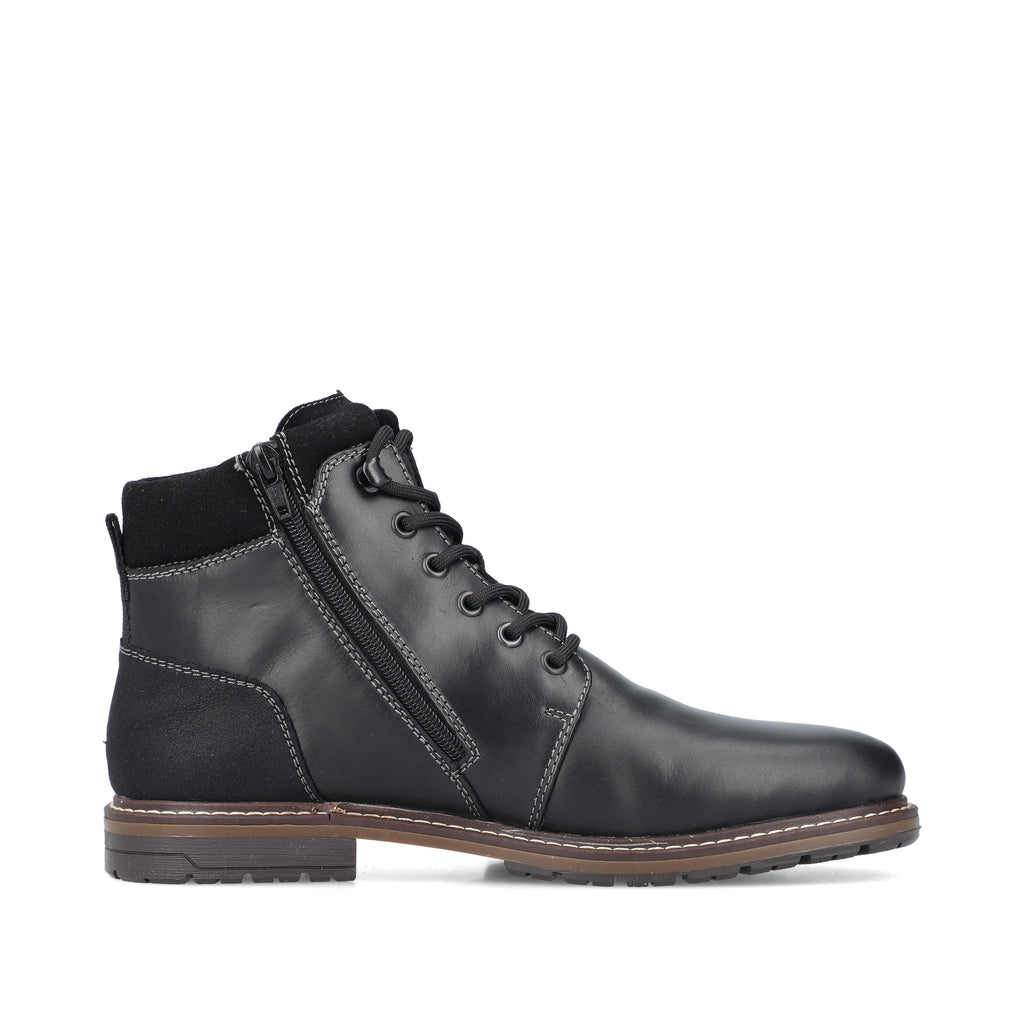 Black Zip Boots for Men | Rieker 13740-00