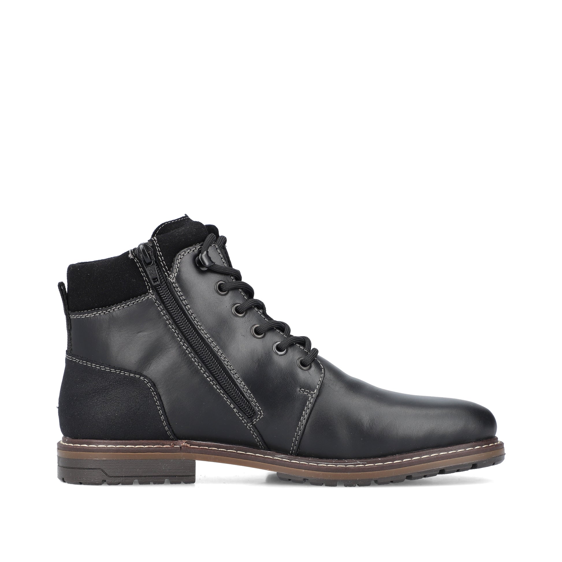 Black Zip Boots for Men | Rieker 13740-00
