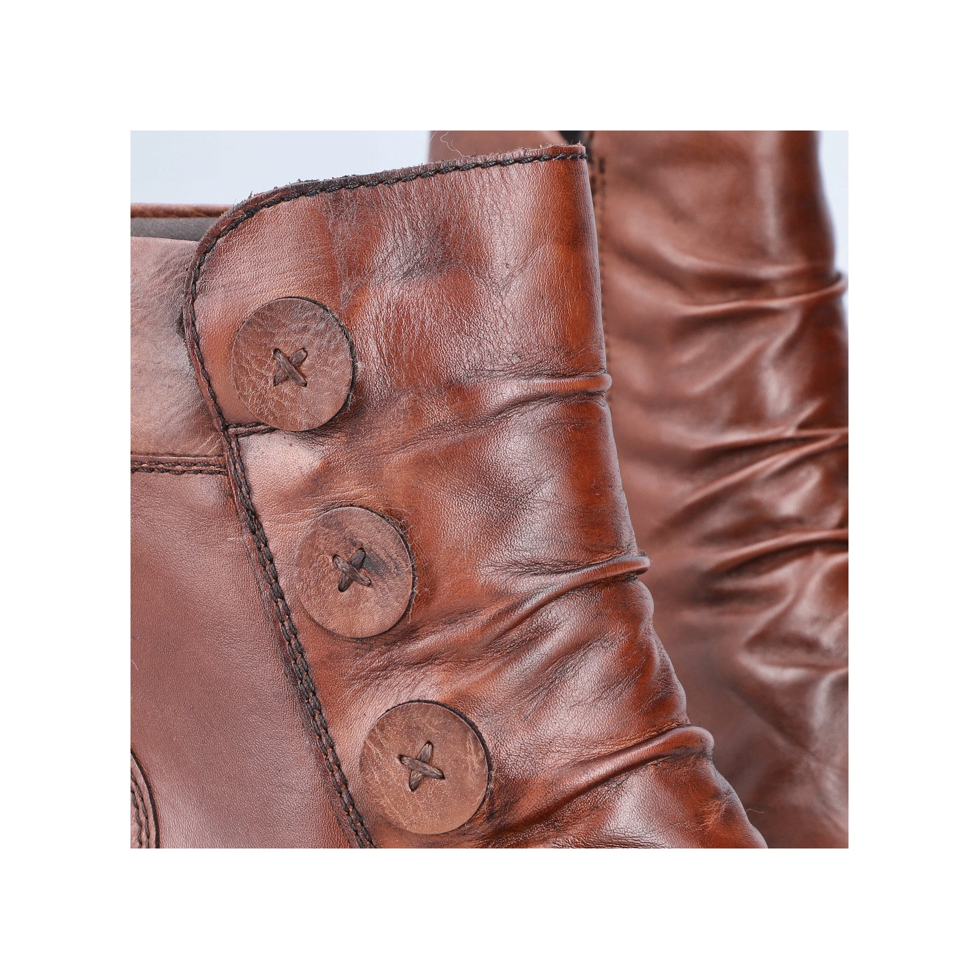 Brown Zip Boots for Women | Rieker 78659-22