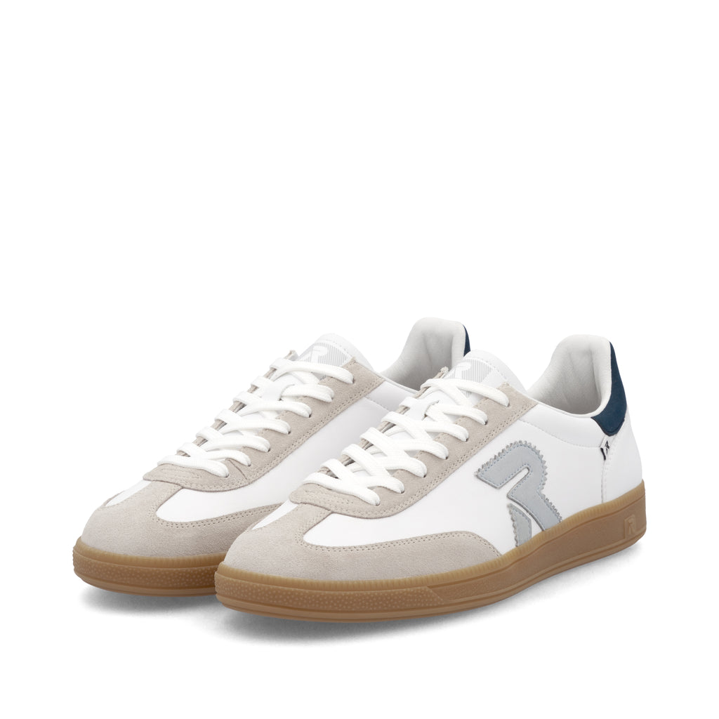 White Elasticated Shoes for Men | Rieker U2200-82