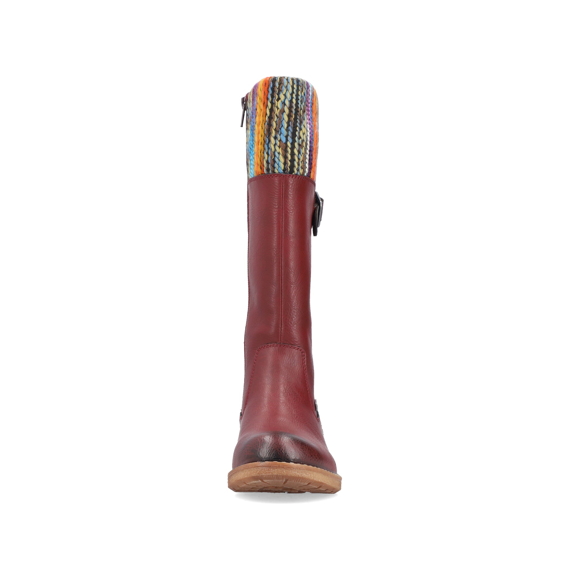 Red Zip Boots for Women | Rieker 94692-35