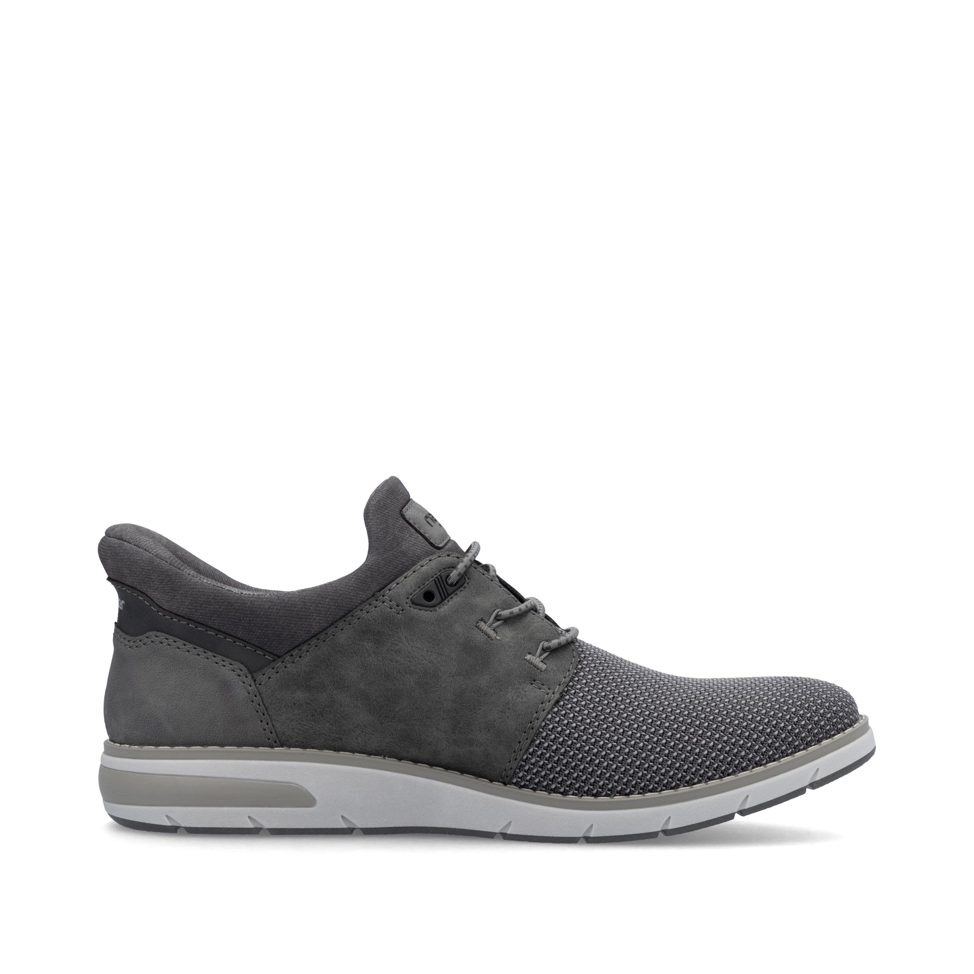 Grey Elasticated Shoes for Men | Rieker 11358-42