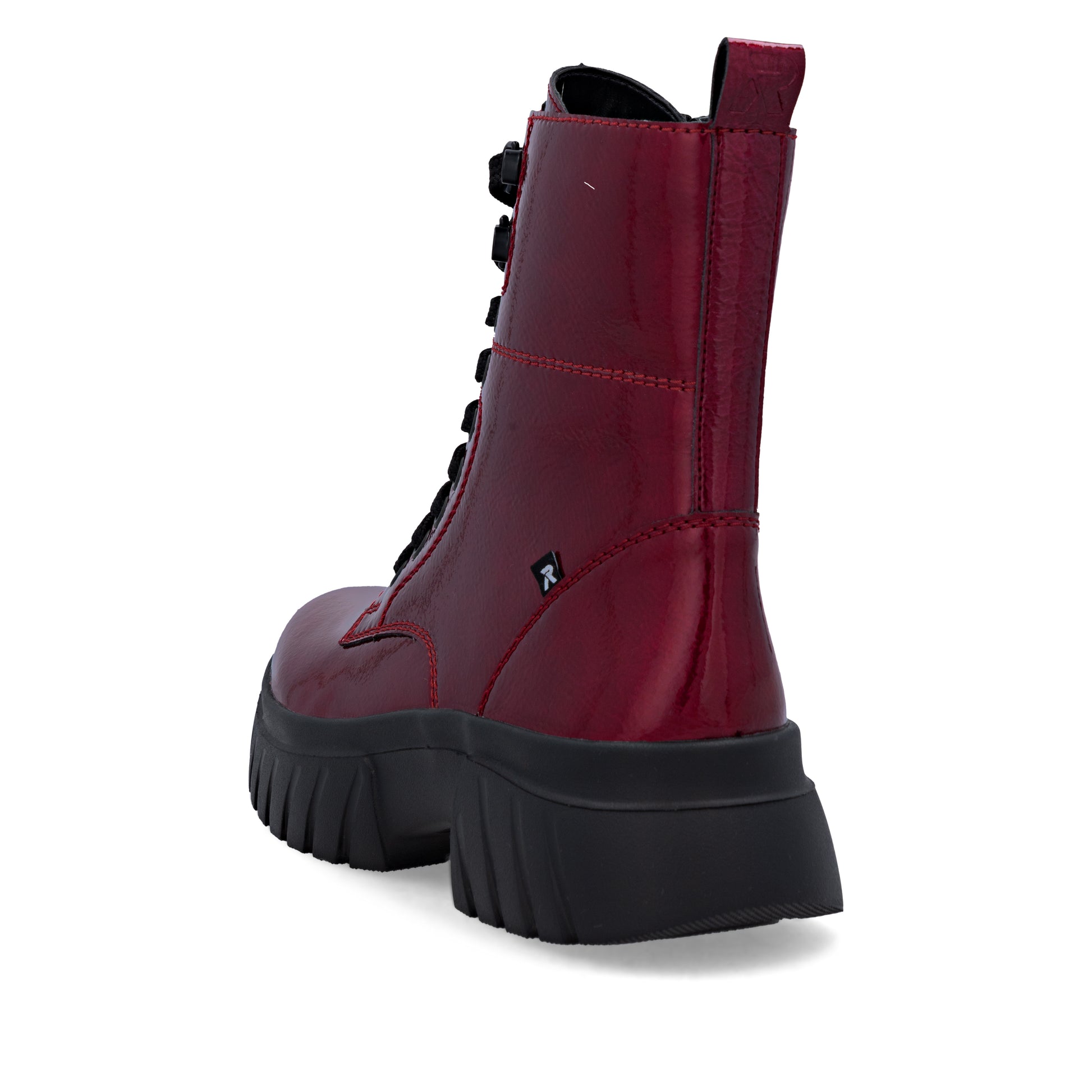 Red Zip Boots for Women | Rieker Sport W1870-35