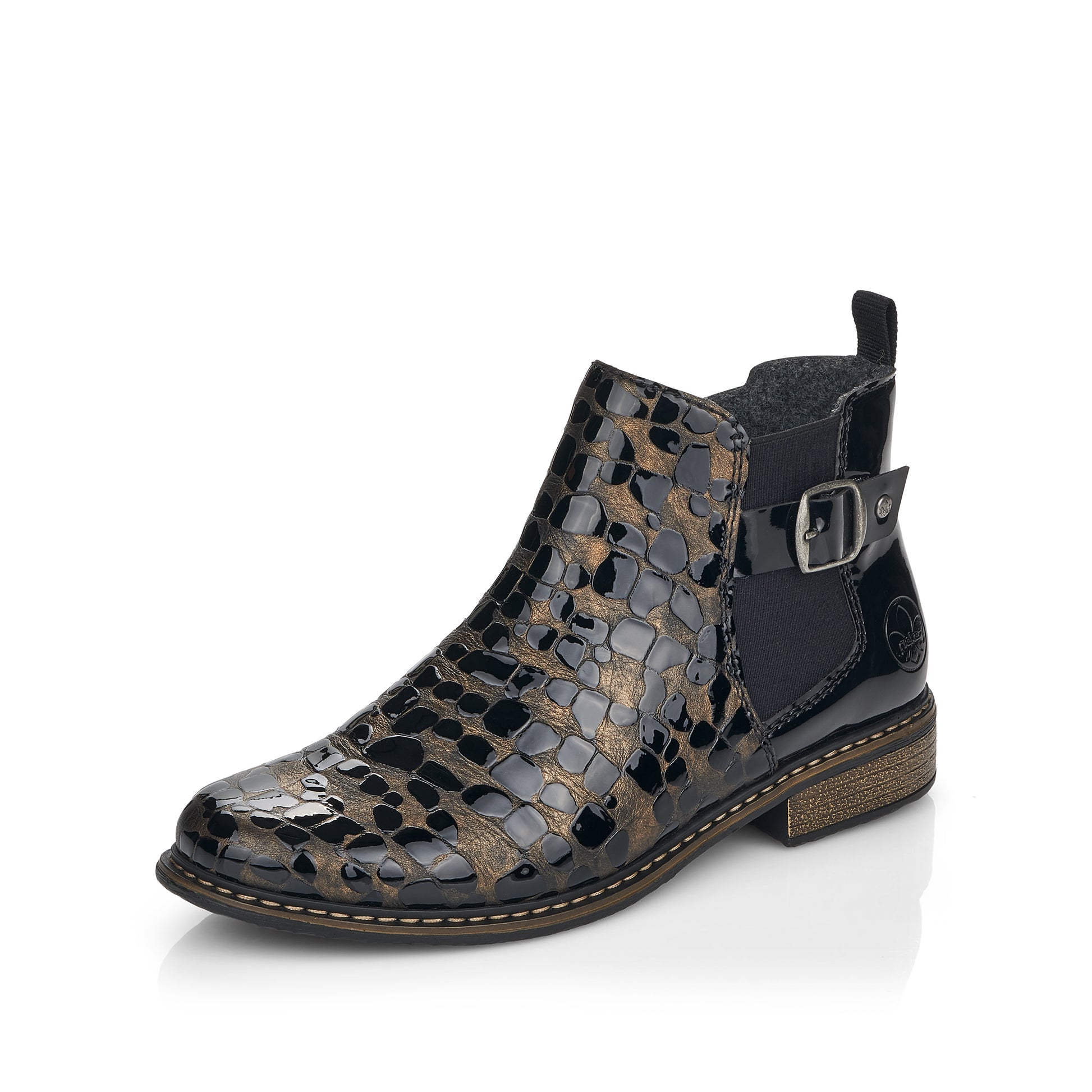 Bronze Zip Boots for Women | Rieker Z4965-90