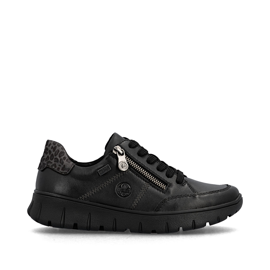 Black Zip Shoes for Women | Rieker N1301-01