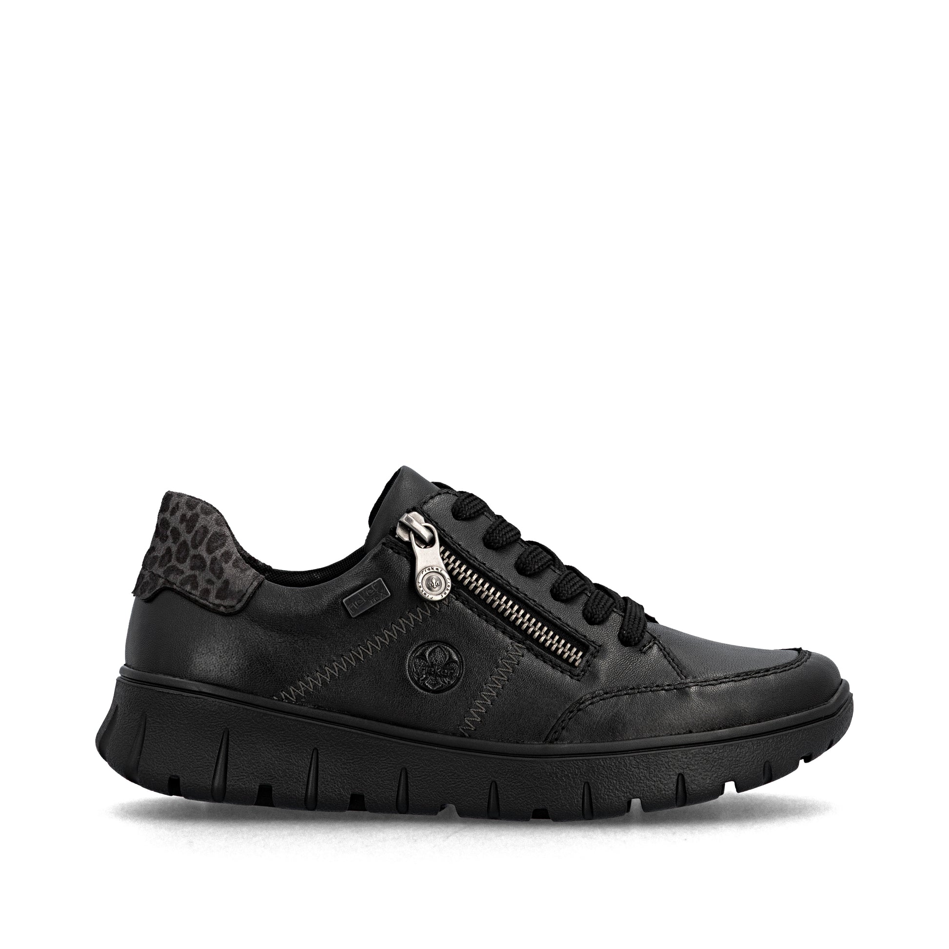 Black Zip Shoes for Women | Rieker N1301-01