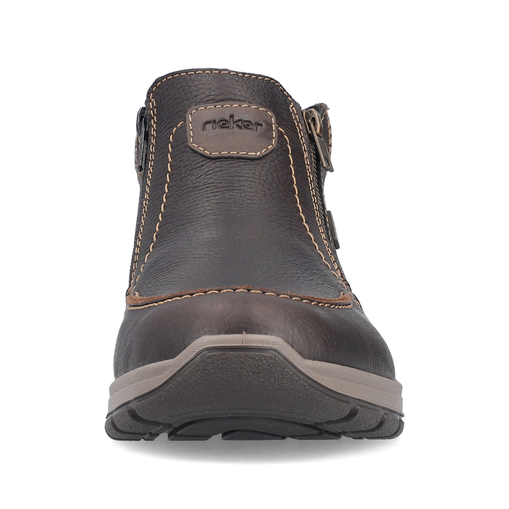 Brown Zip Boots for Men | Rieker 03660-25