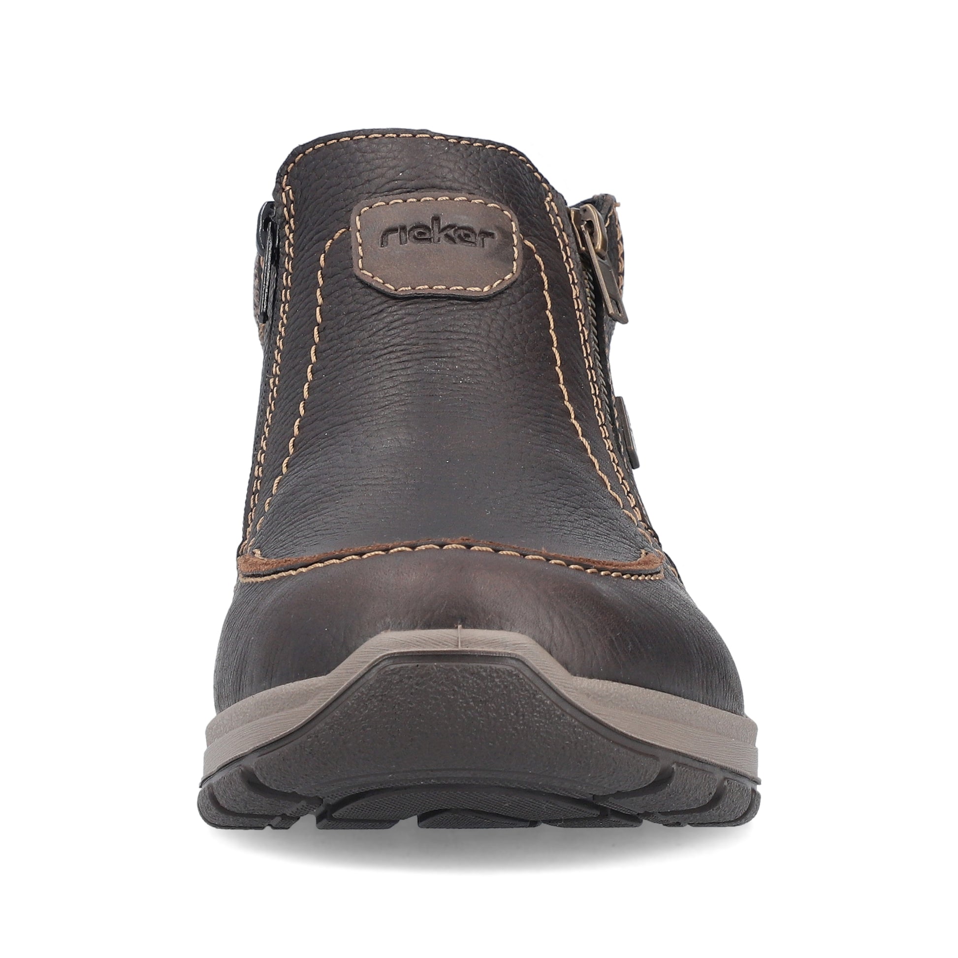 Brown Zip Boots for Men | Rieker 03660-25