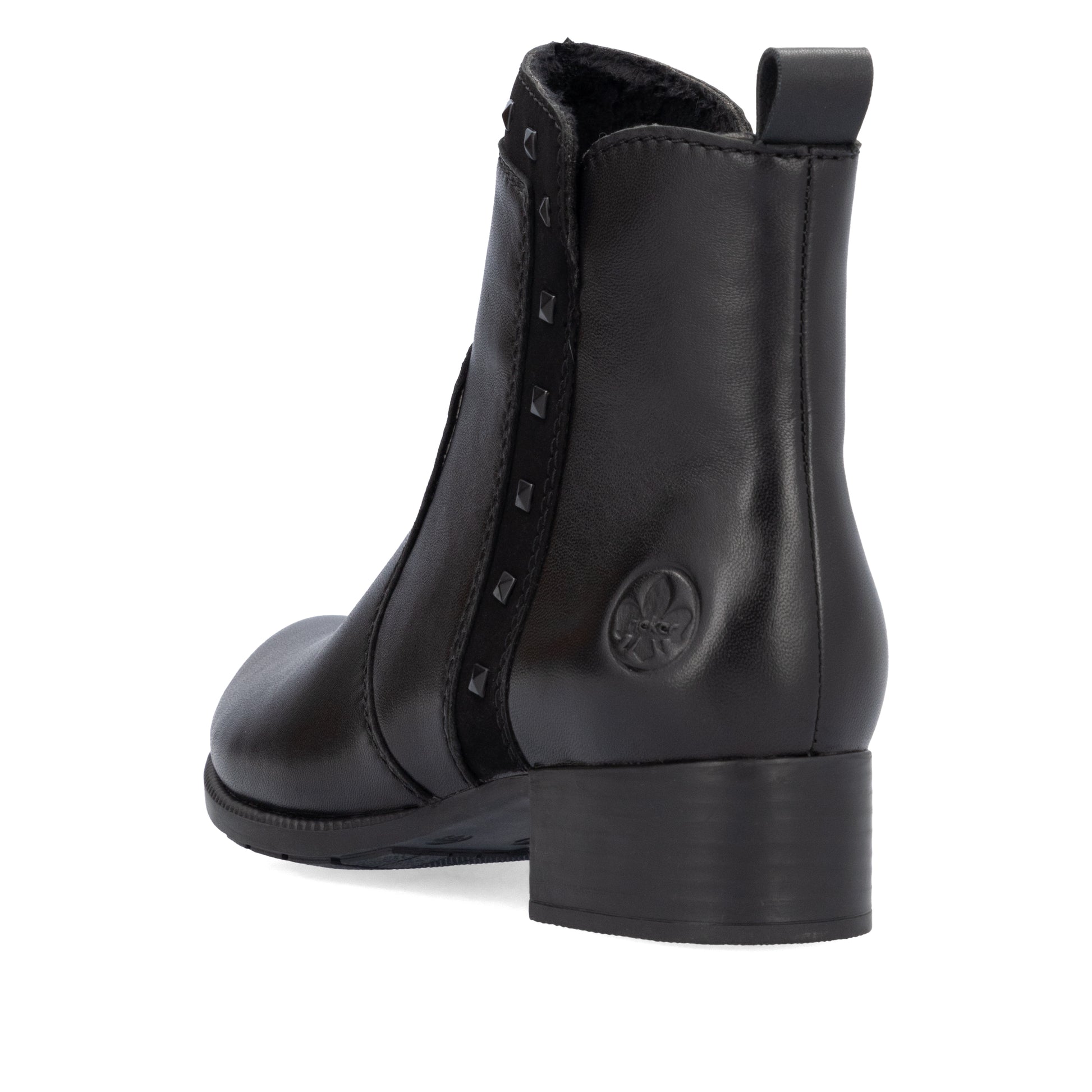 Black Zip Boots for Women | Rieker 78657-00