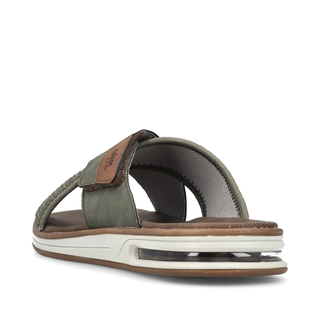 Green Hook & Loop Sandals for Men | Rieker 29083-52